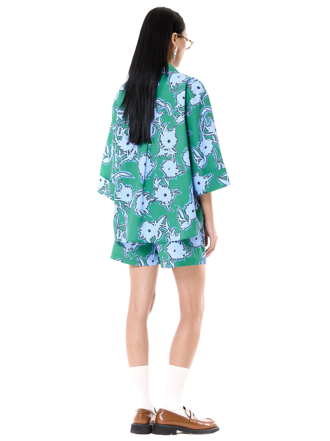 Lagoon Oversize Shirt Co-ord Set