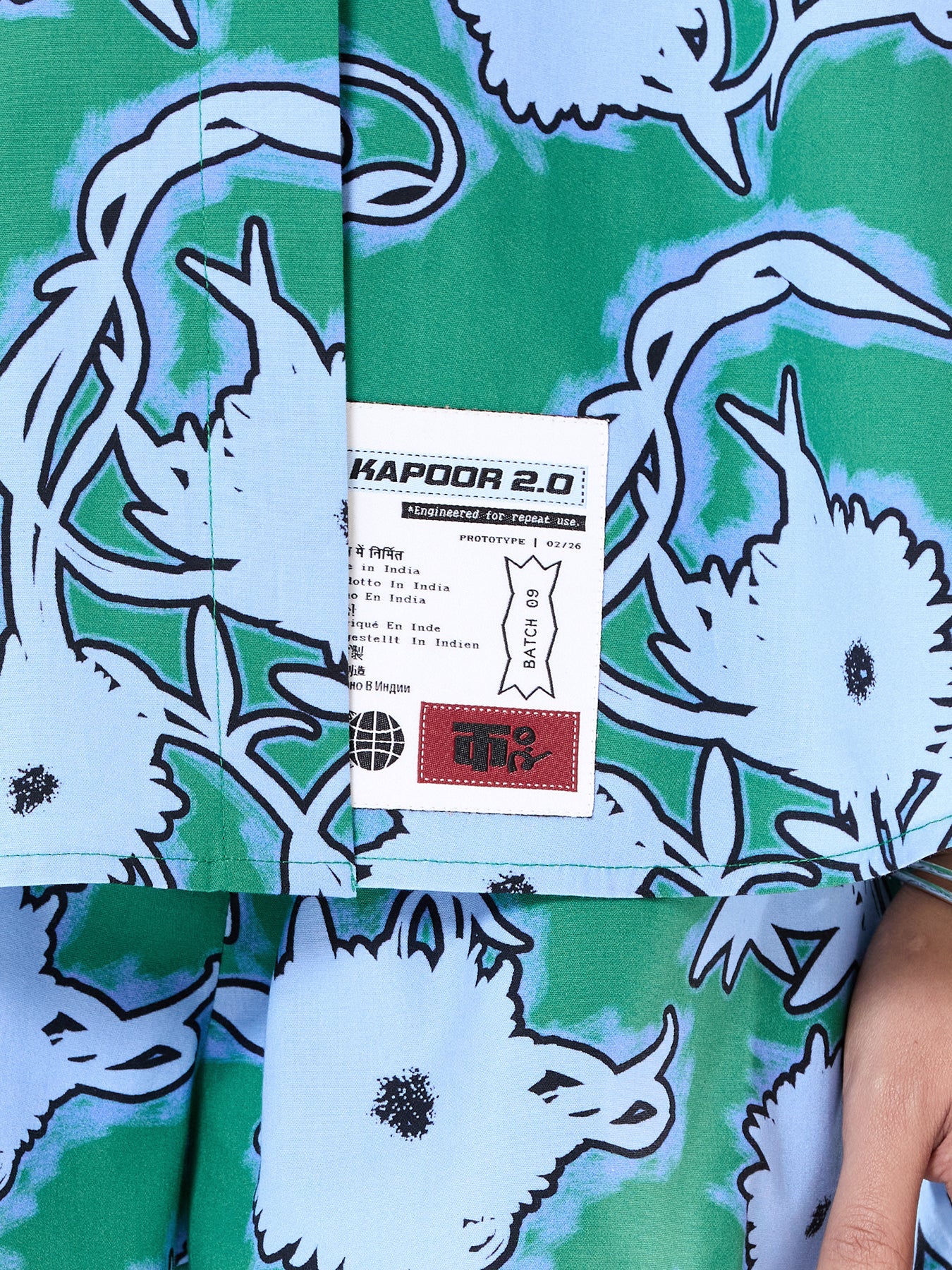 Lagoon Oversize Shirt Co-ord Set