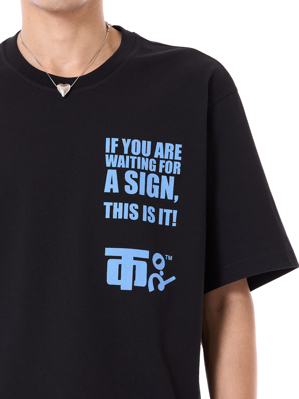 Slogan Oversized Tee