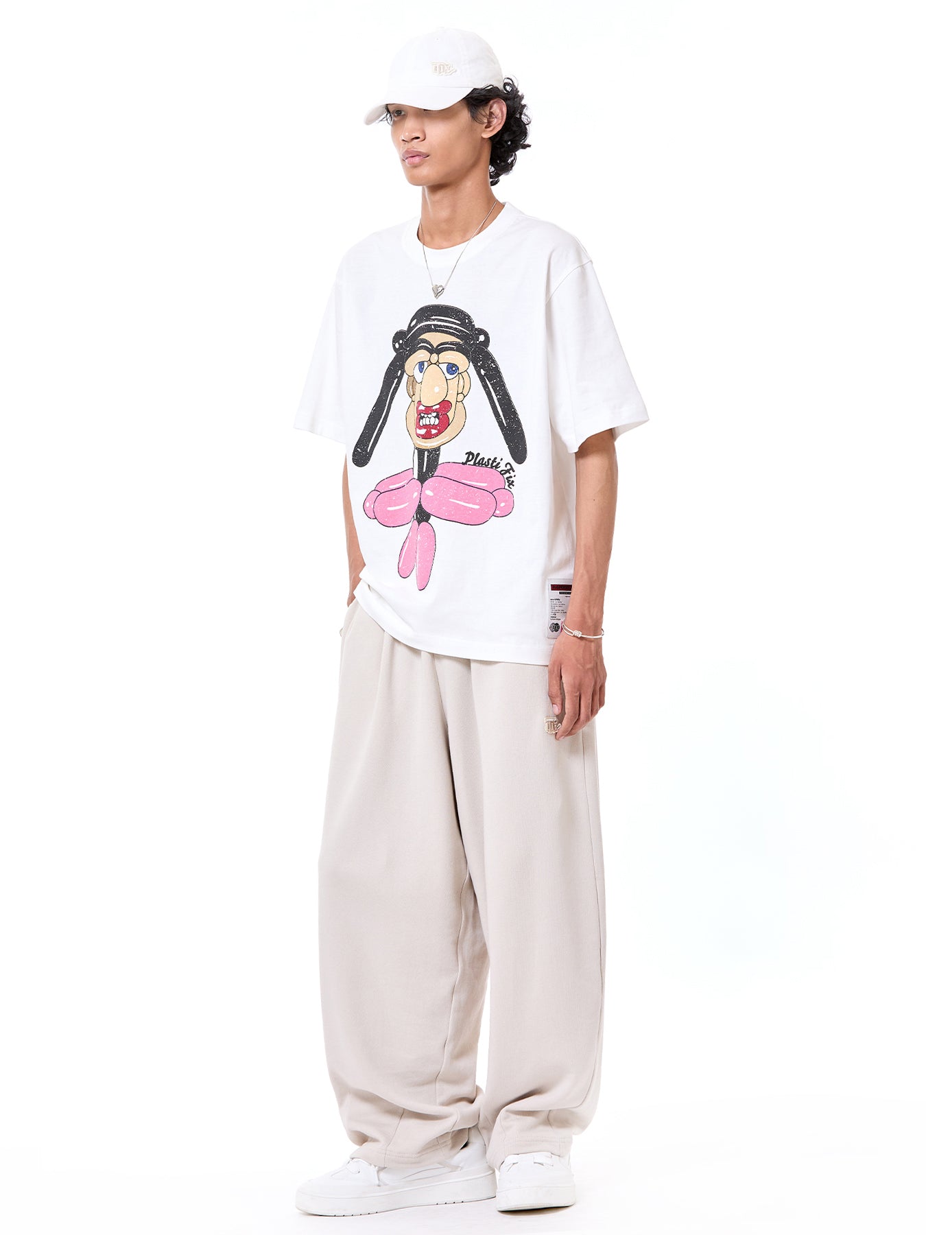Balloon Face' Oversized Tee