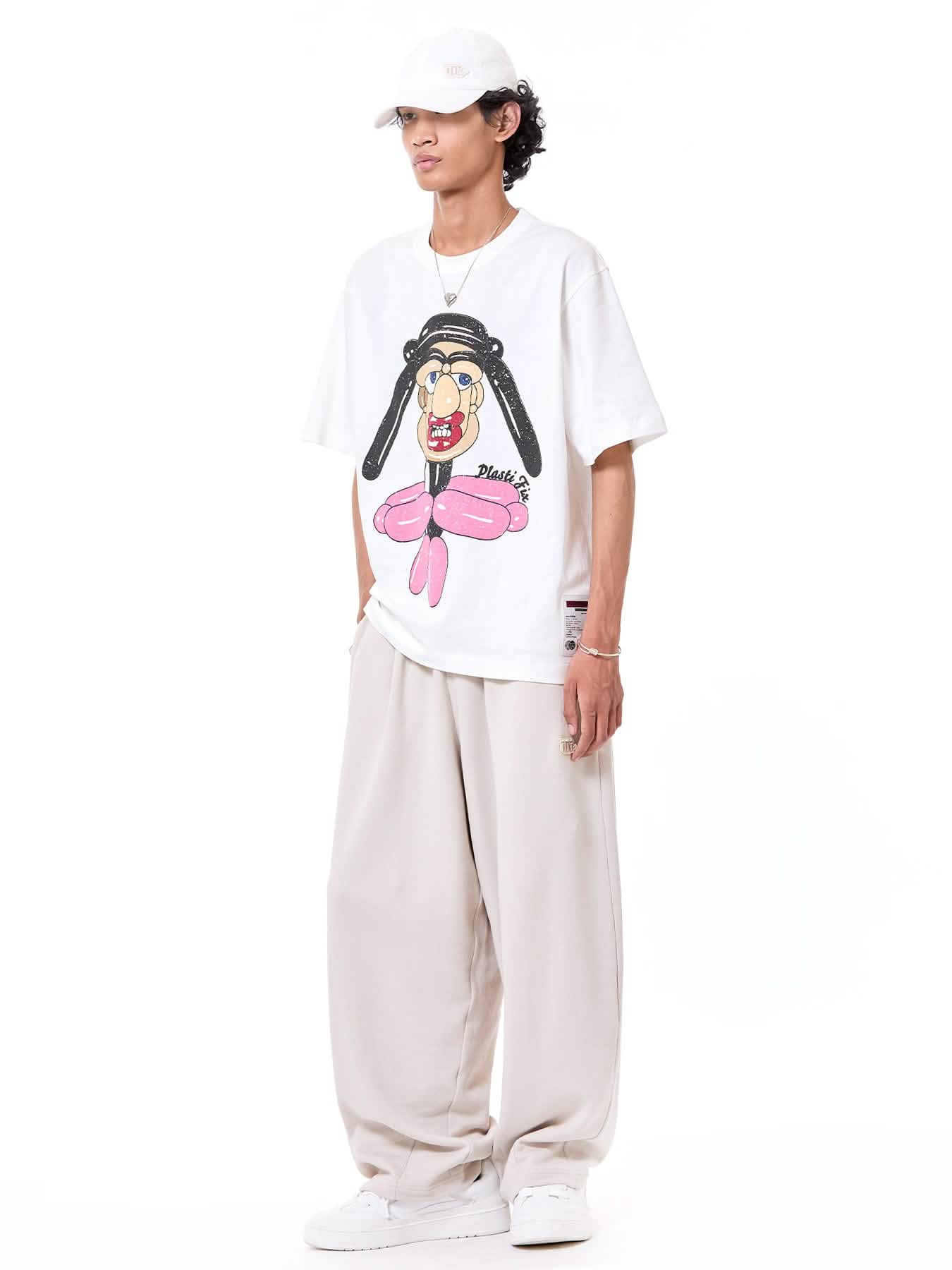 Balloon Face' Oversized Tee