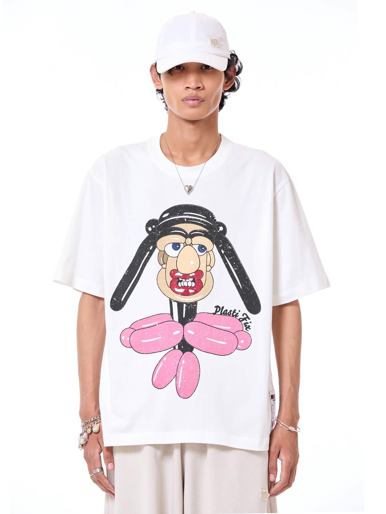 Balloon Face' Oversized Tee