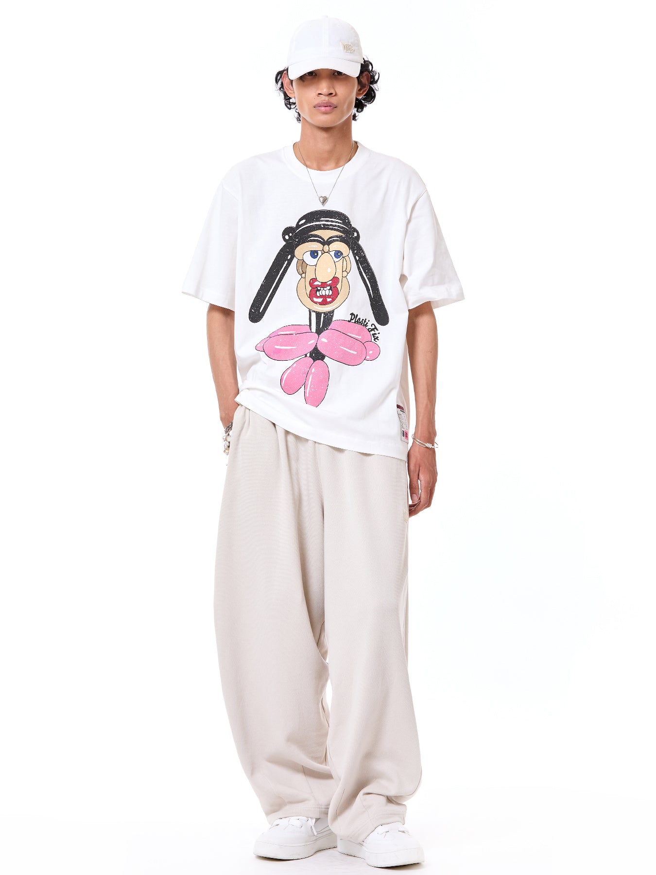 Balloon Face' Oversized Tee