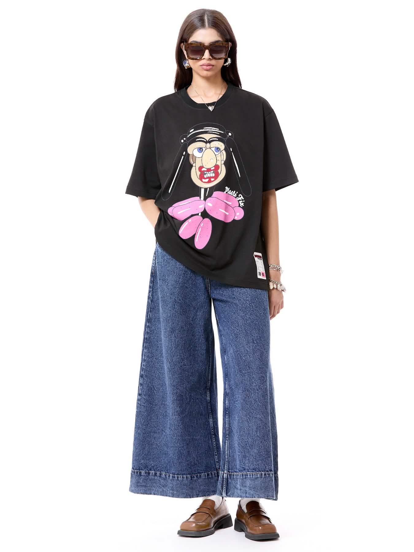 Balloon Face Oversized Tee