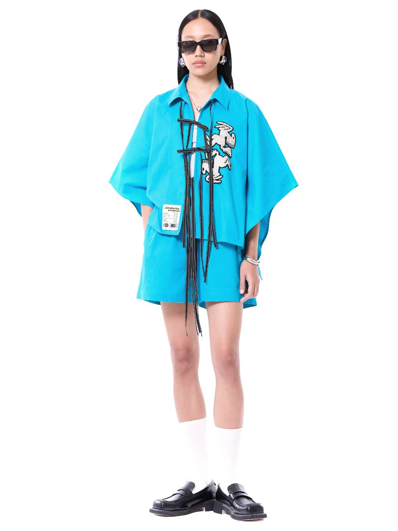 Embroidered Kaftan Tie-up Co-ord Set