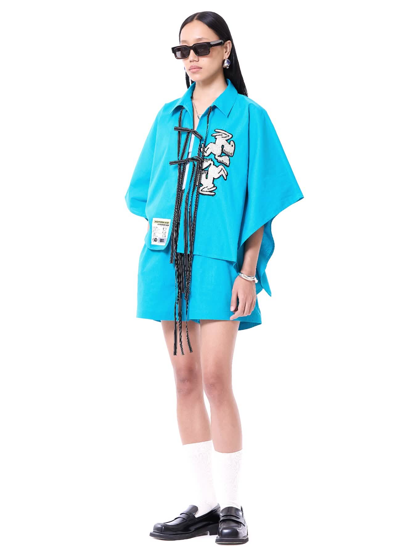 Embroidered Kaftan Tie-up Co-ord Set