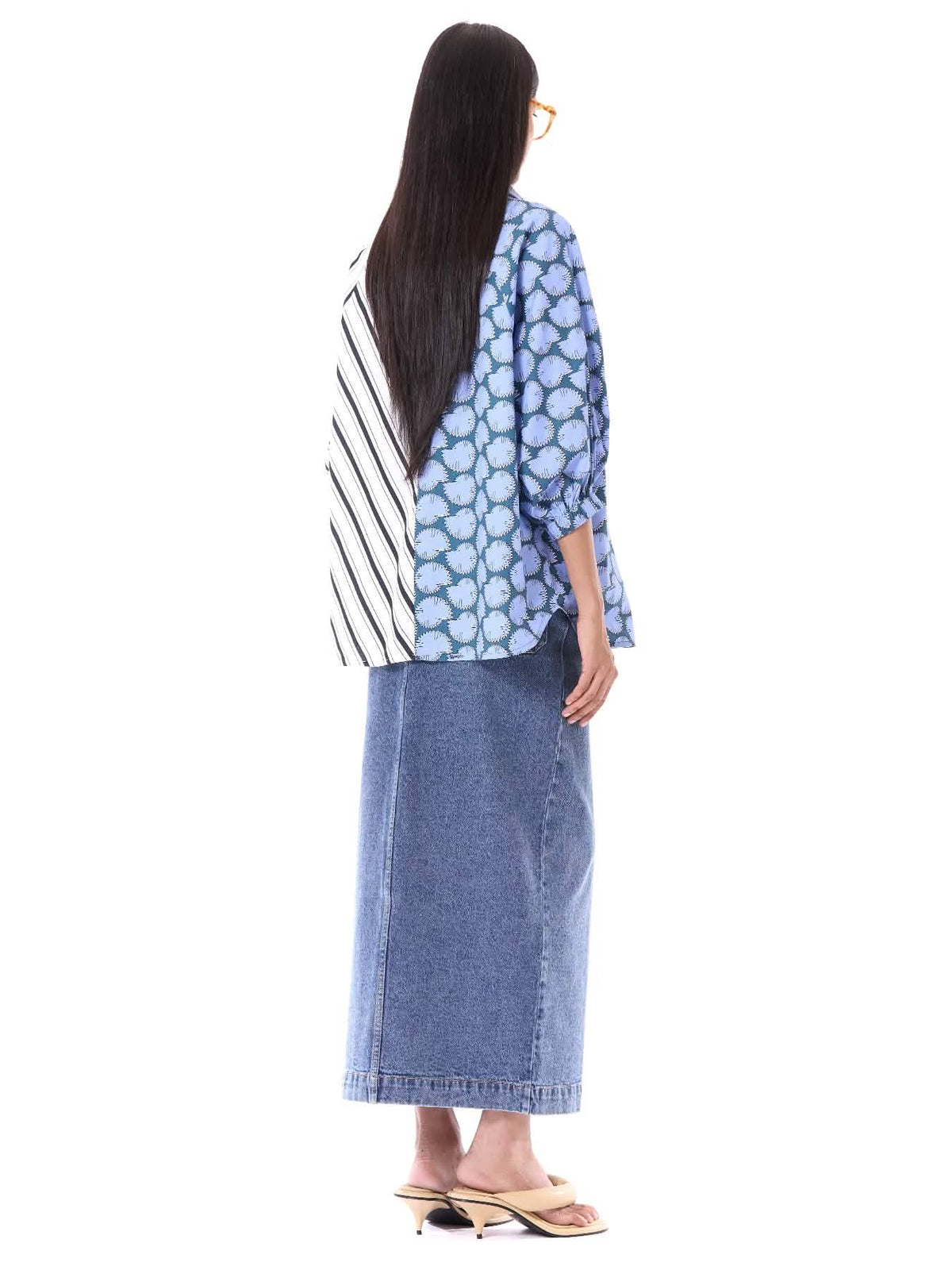 Wing Split Tie-up Shirt