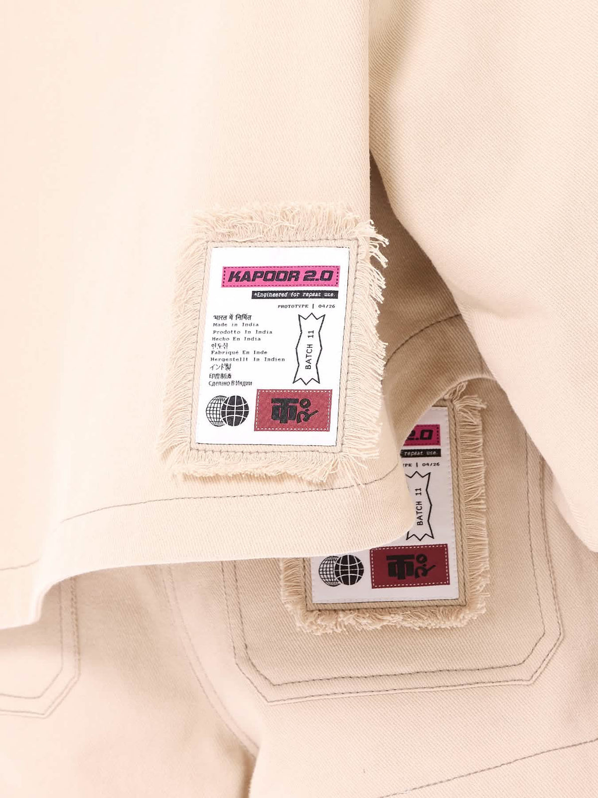 Logo Tie-up Shacket Co-ord Set