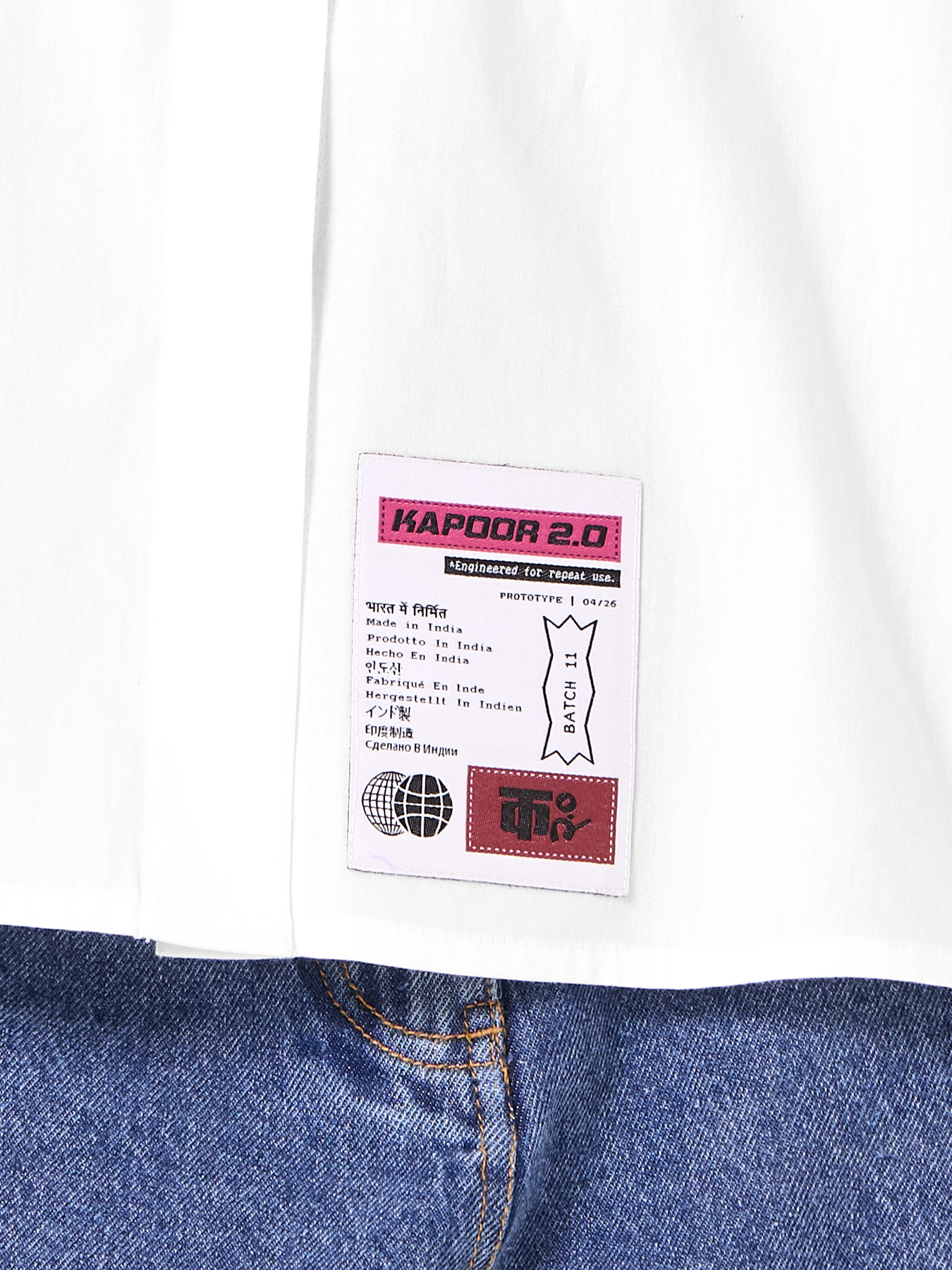 Embroidered Oversize Shirt