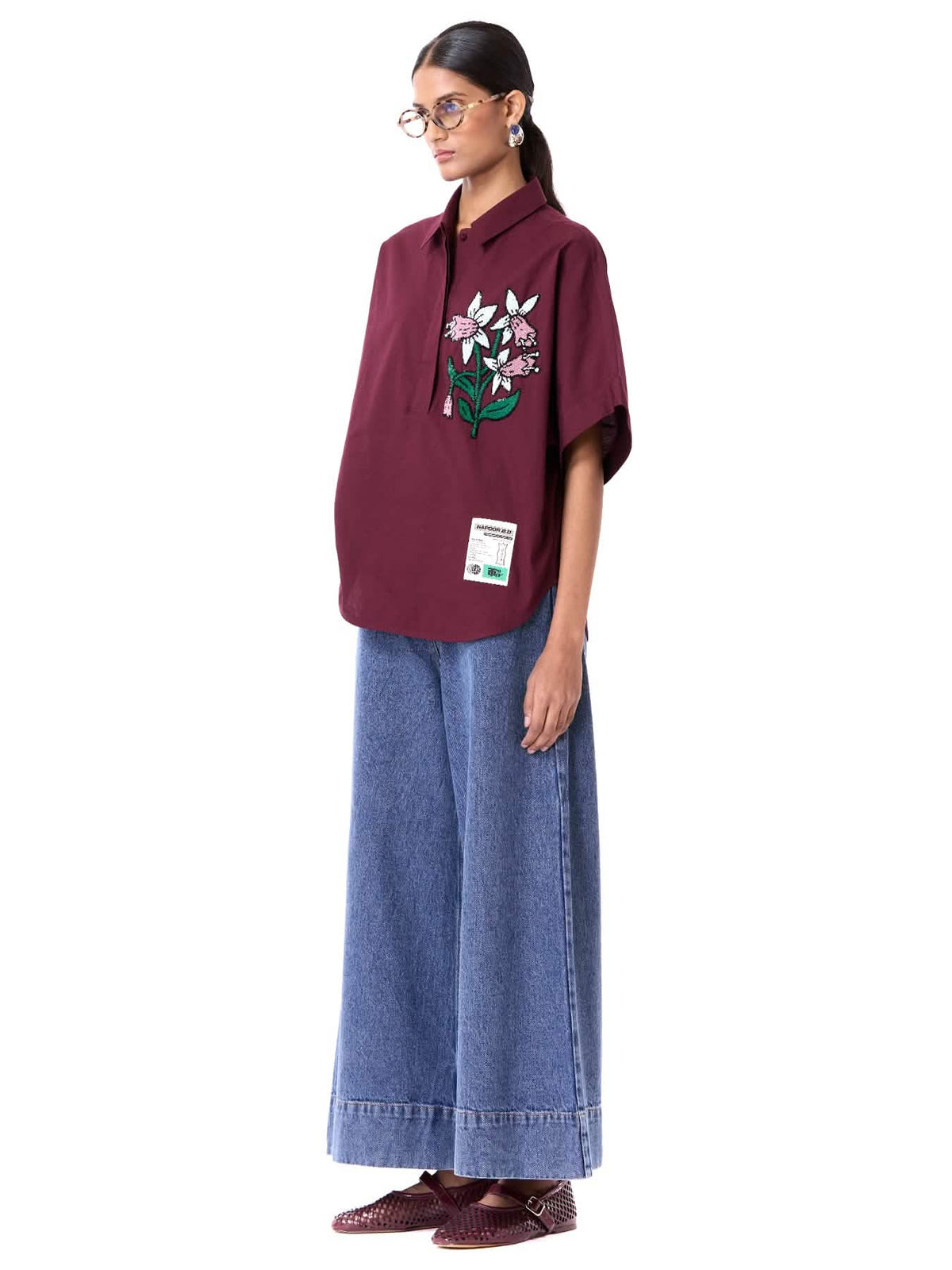Embroidered Oasis Shirt