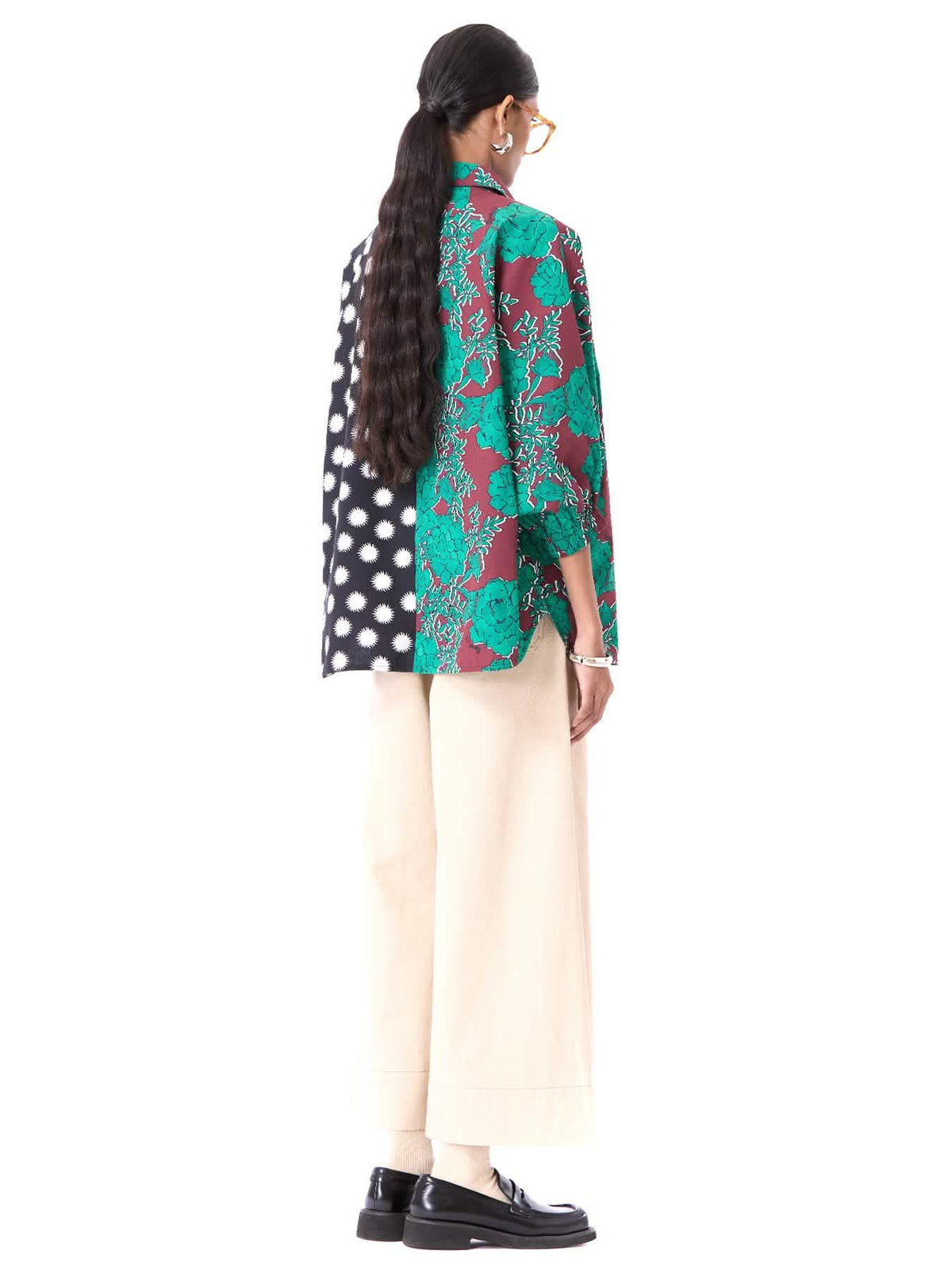 Wing Split Tie-up Shirt