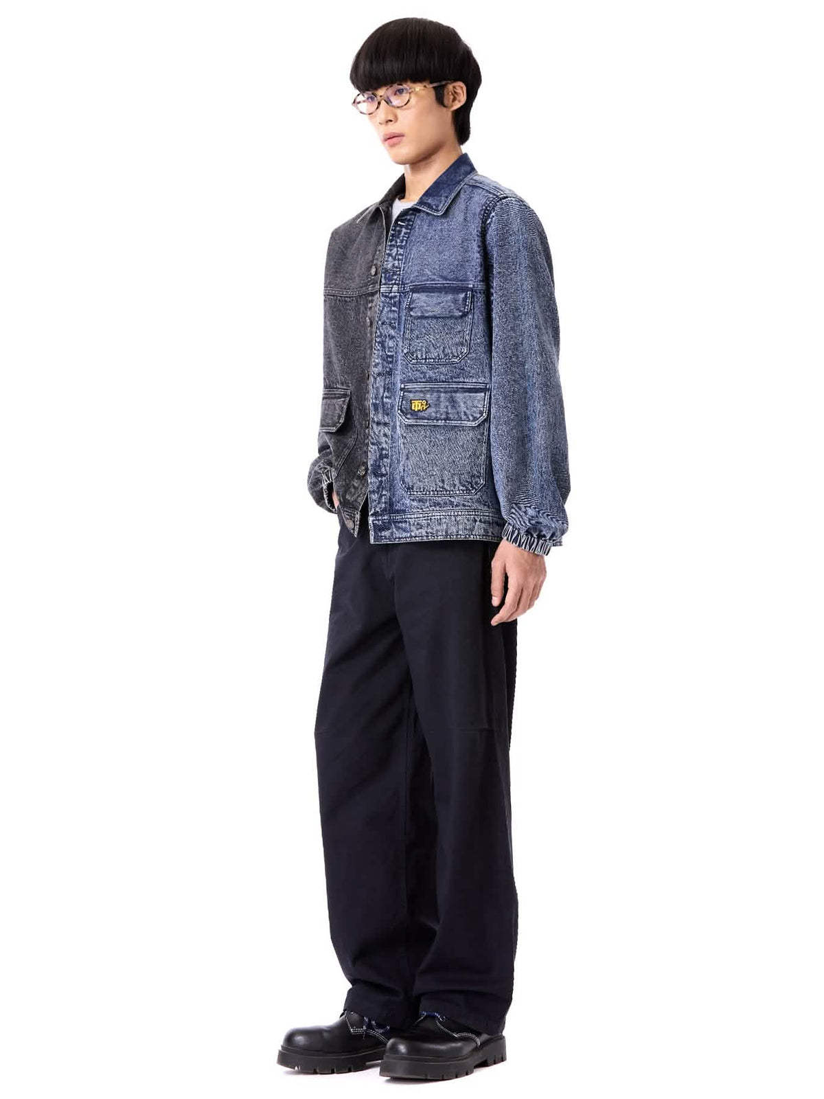 Logo Split Denim Jacket
