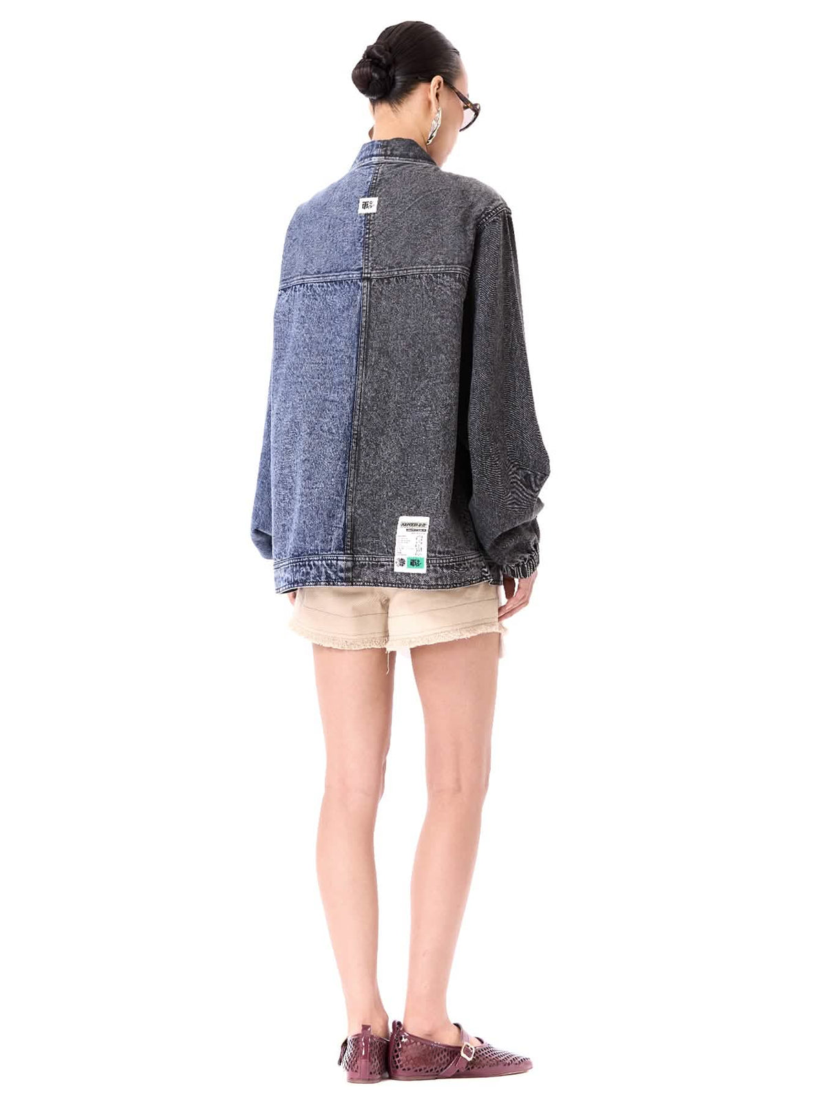 Logo Split Denim Jacket