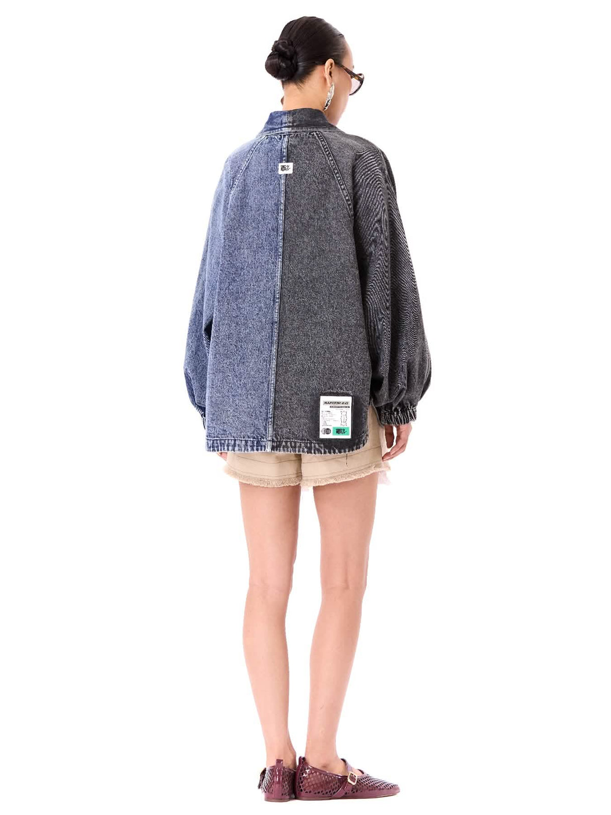 Logo Split Denim Jacket