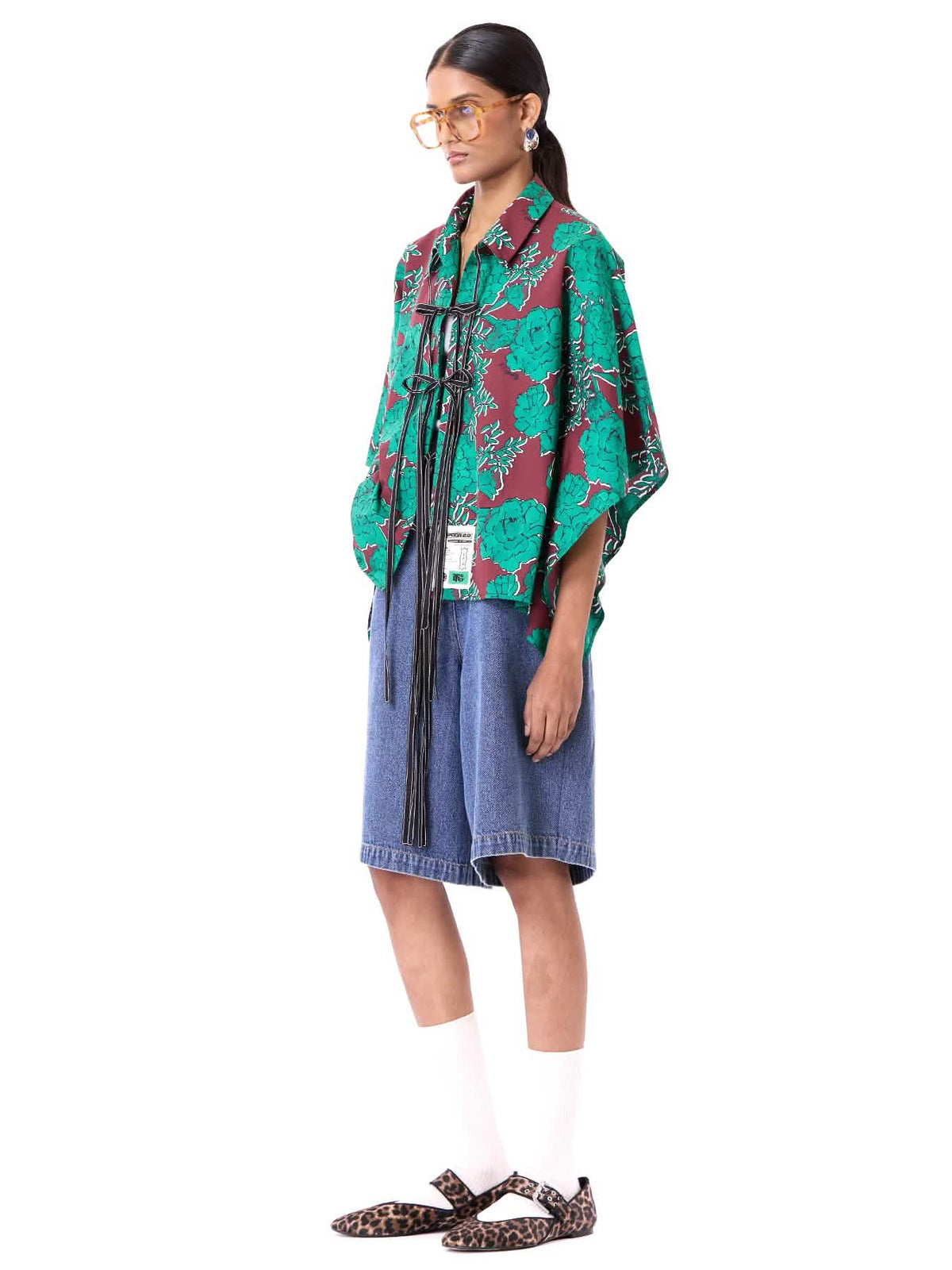 Canopy Kaftan Tie-up Shirt