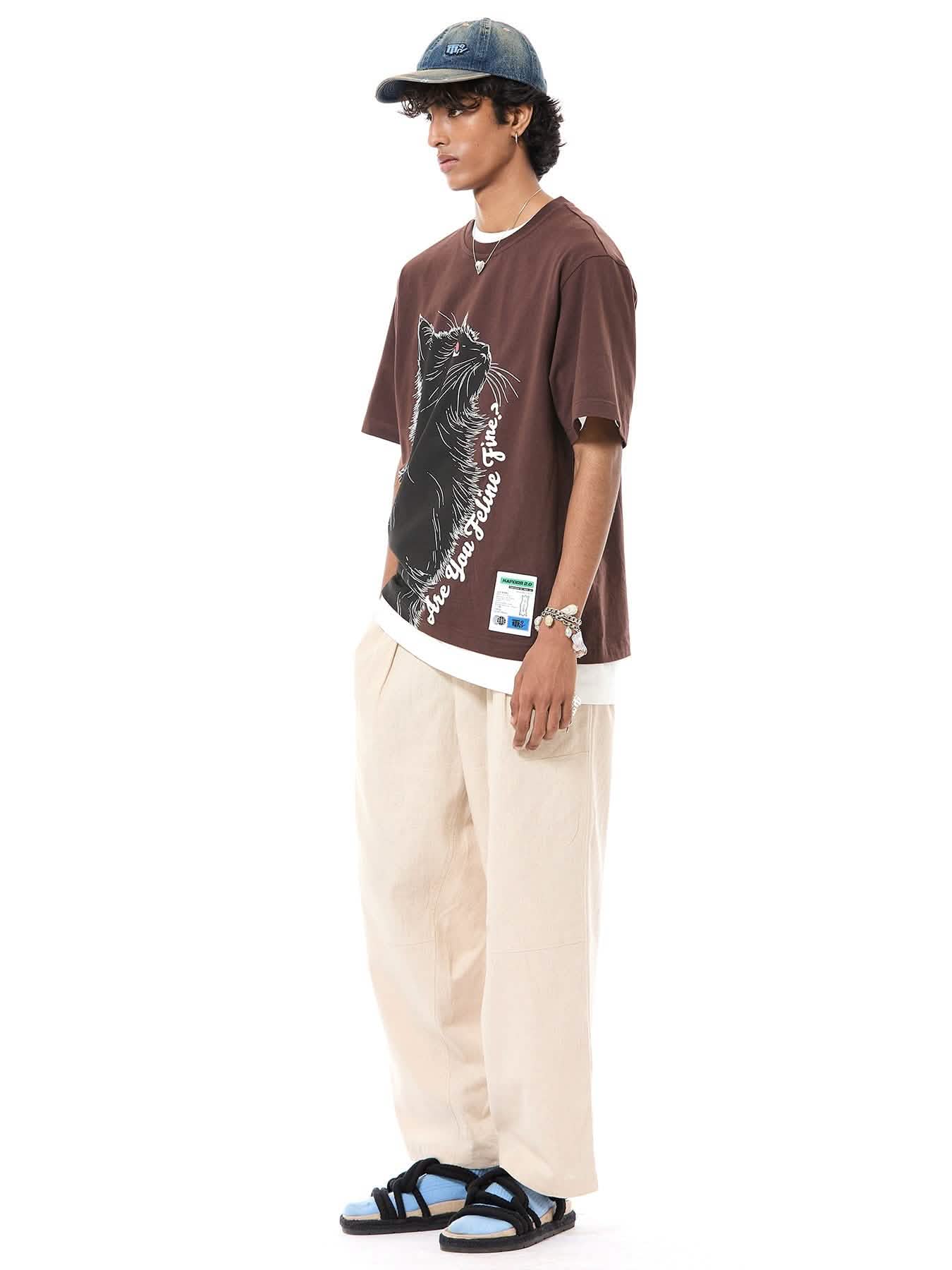 Feline' Oversized Tee