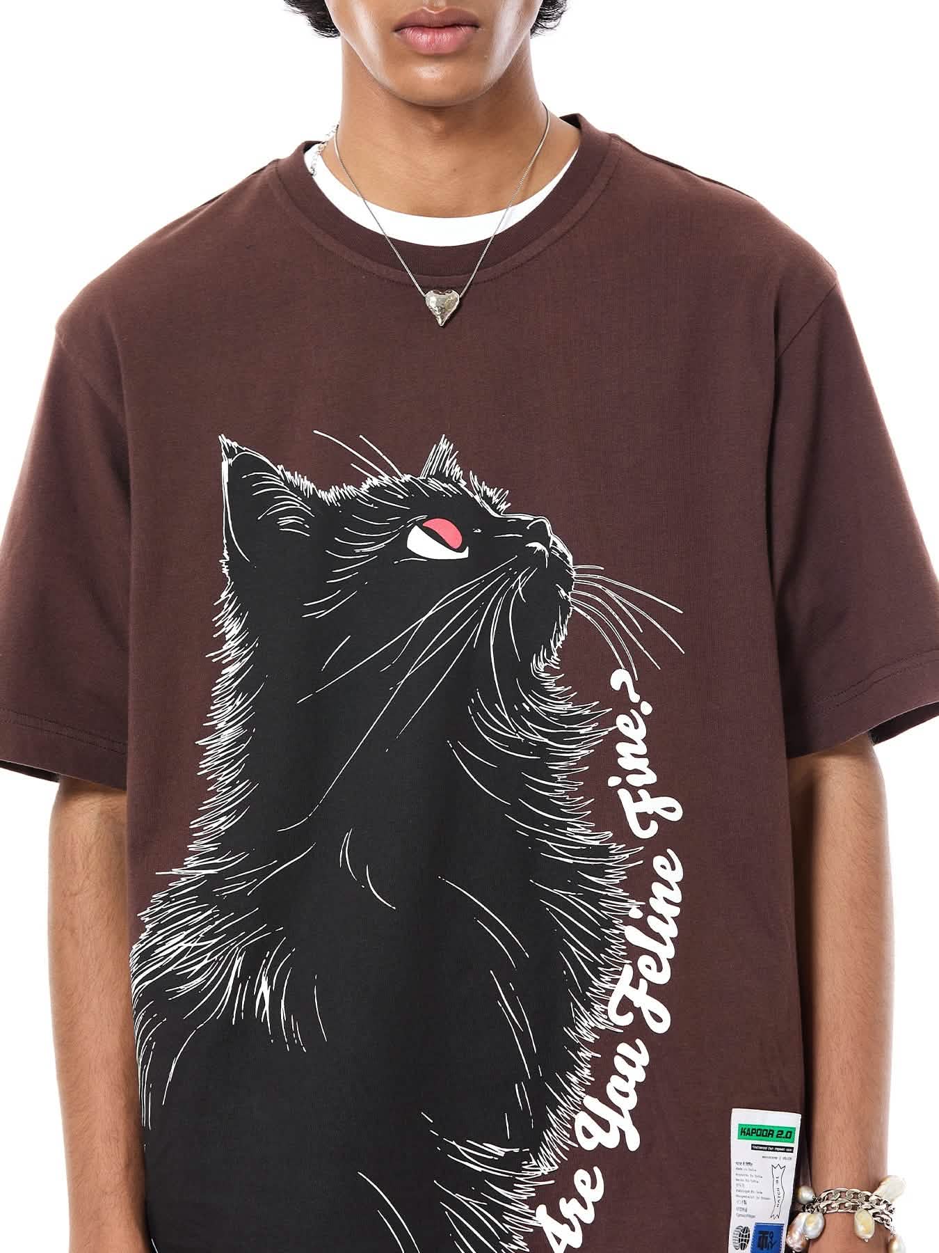 Feline' Oversized Tee