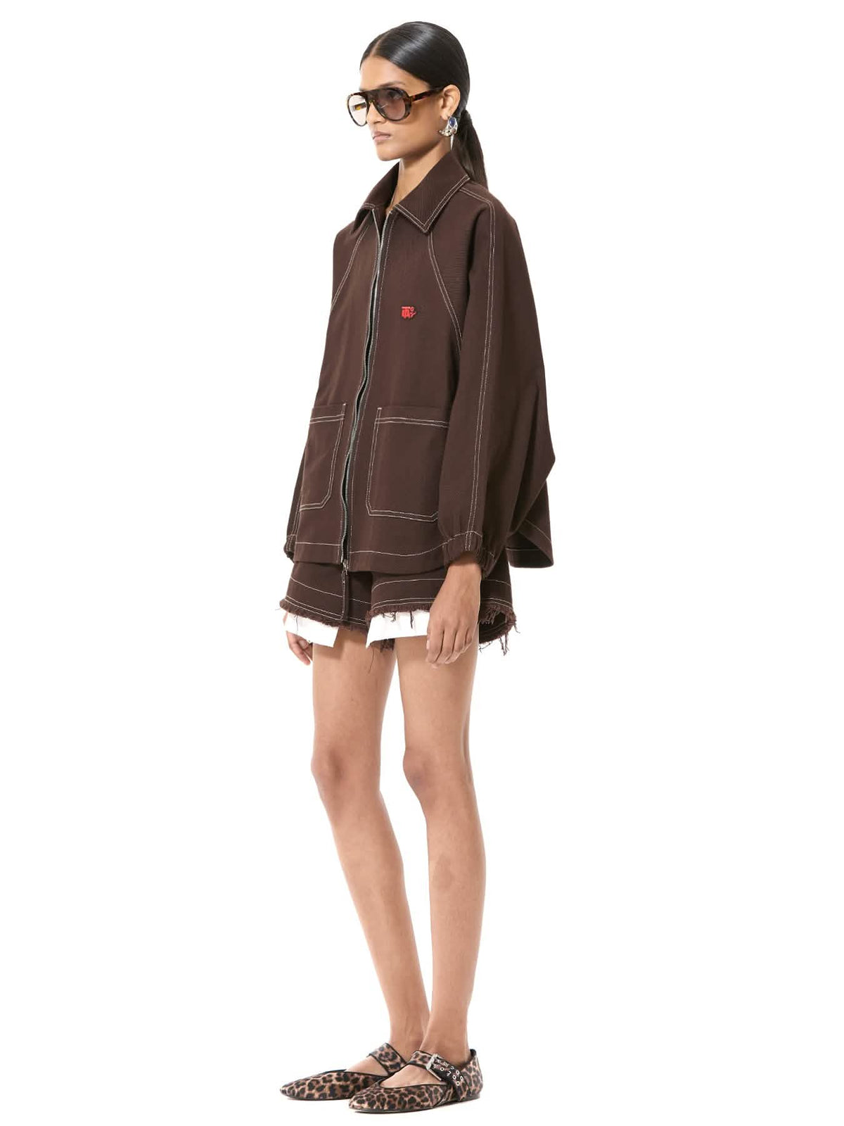 Logo Oversize Shacket