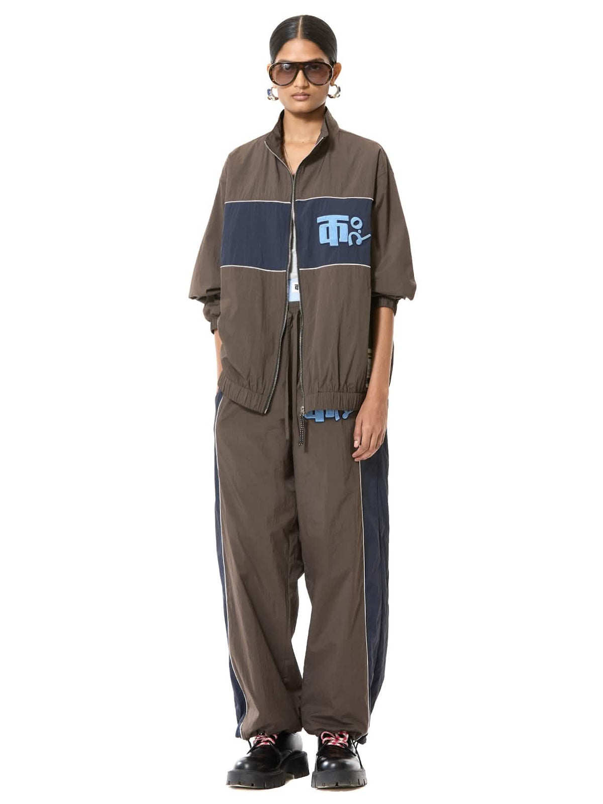 Paneled Jacket Co-ord Set