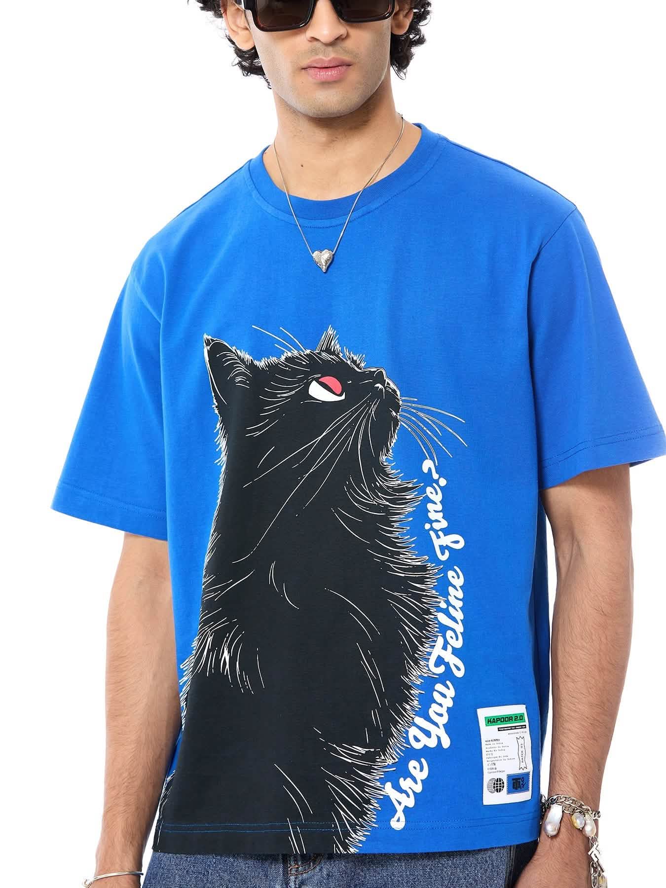 Feline' Oversized Tee