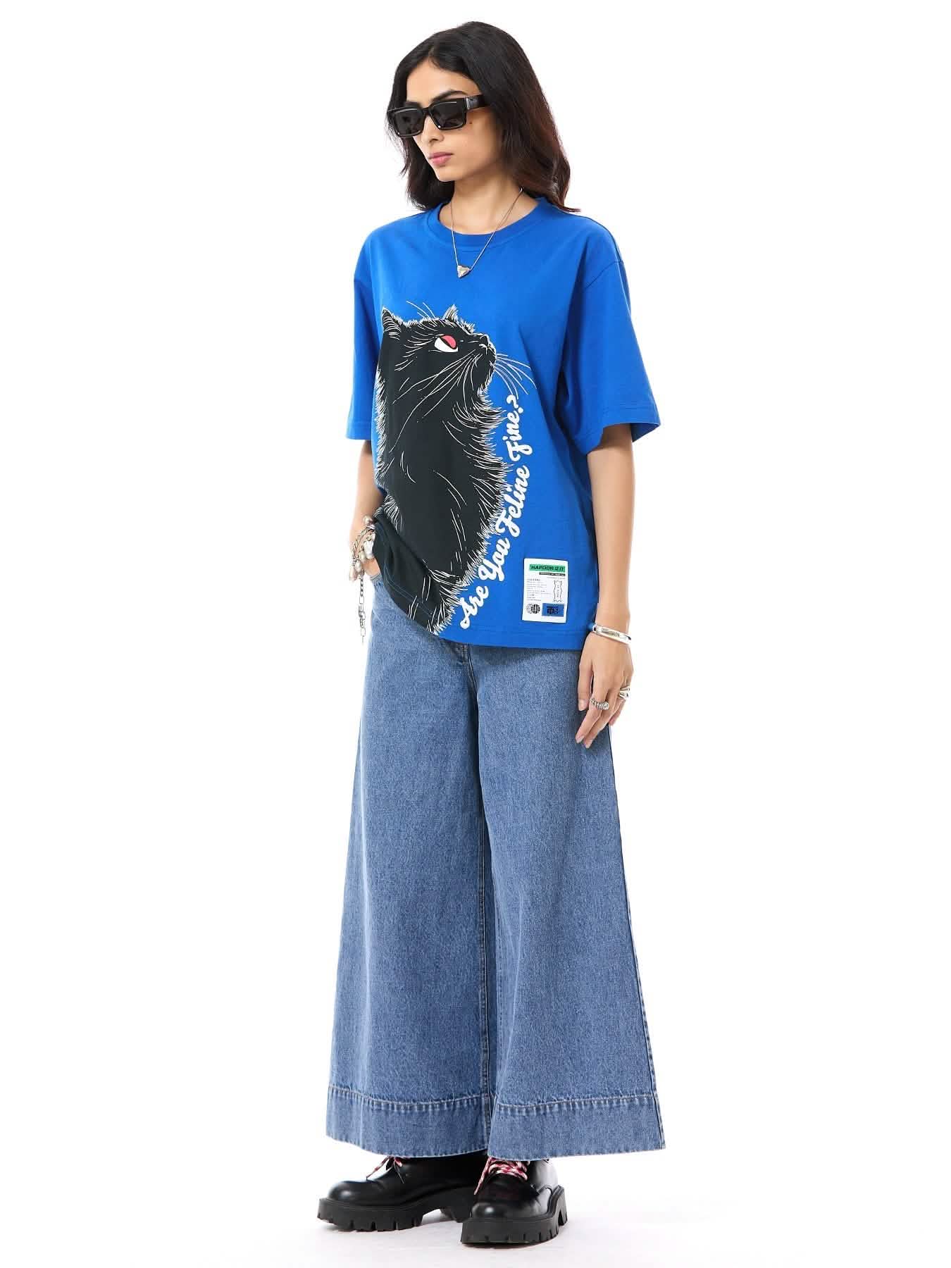 Feline' Oversized Tee