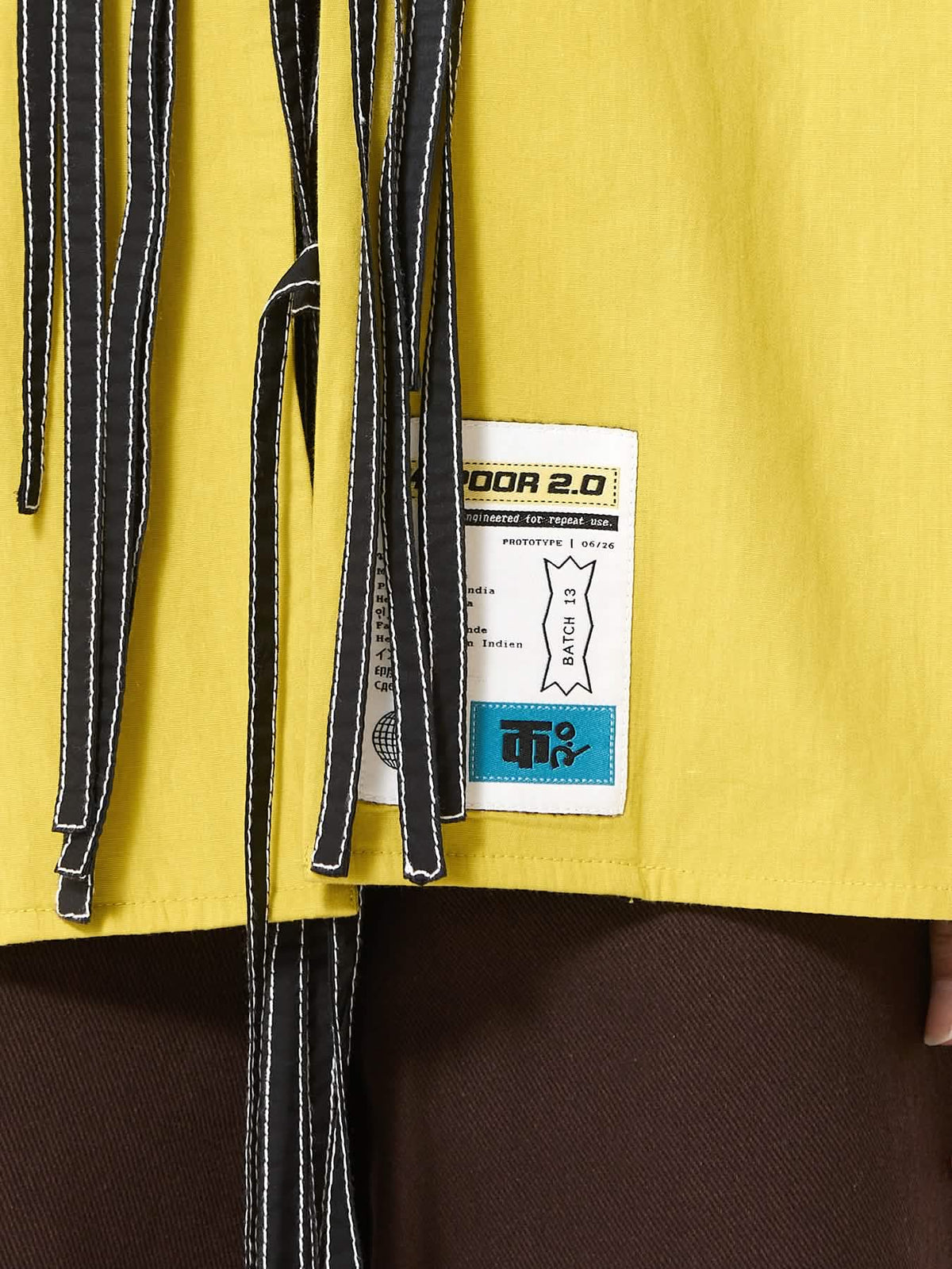 Embroidered Tie-up Shirt