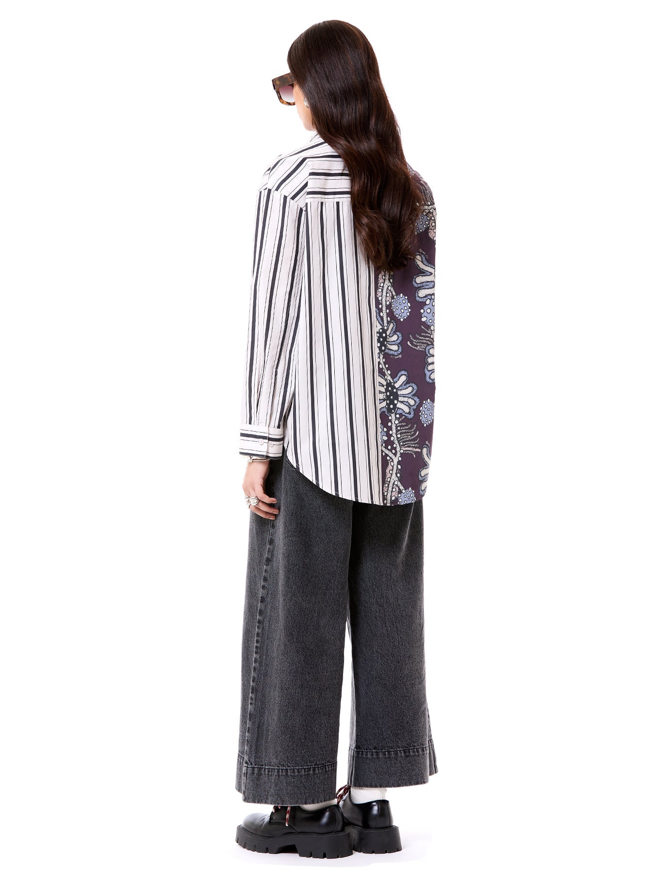 Embroidered Split Shirt