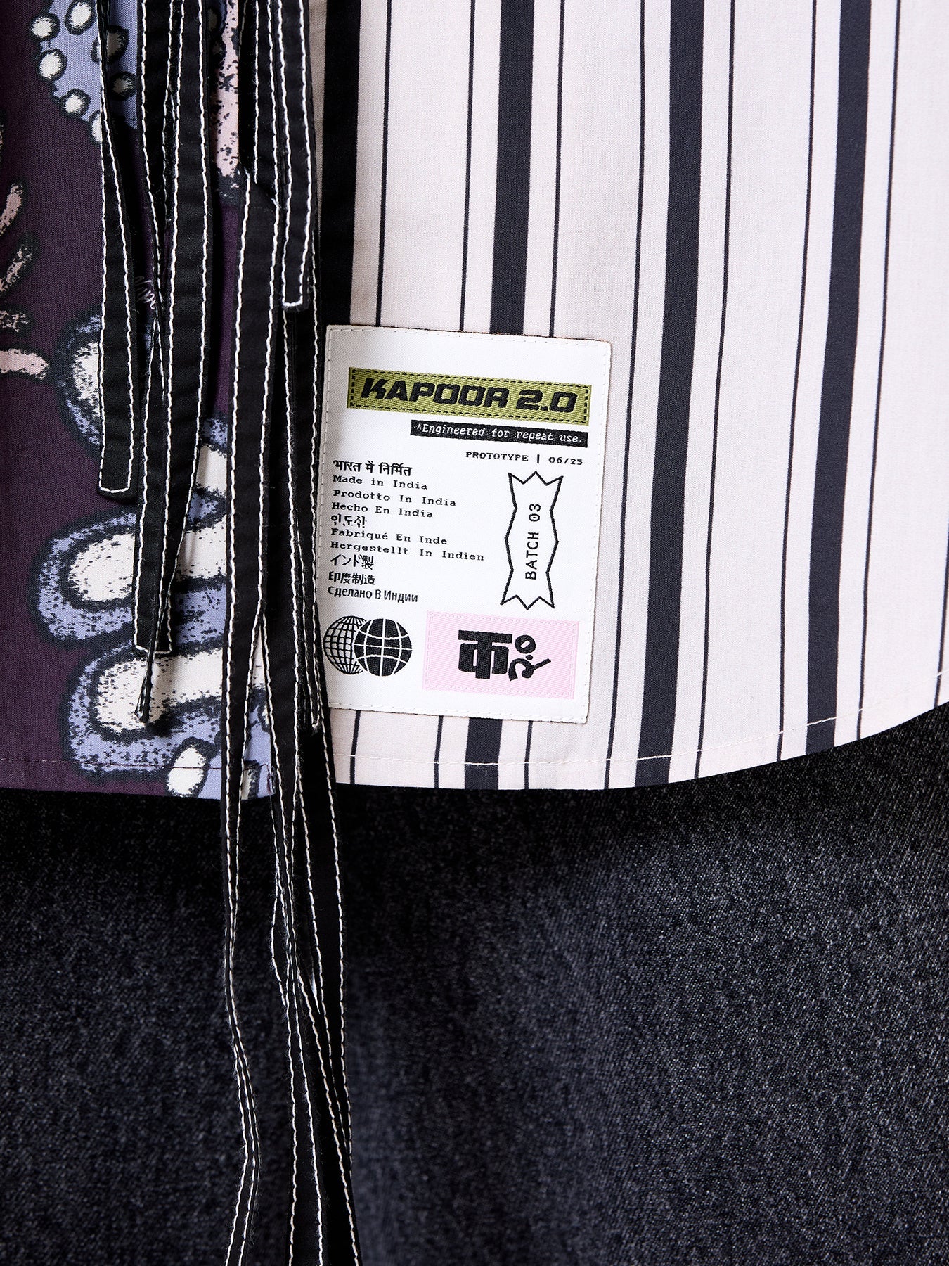 Embroidered Split Shirt