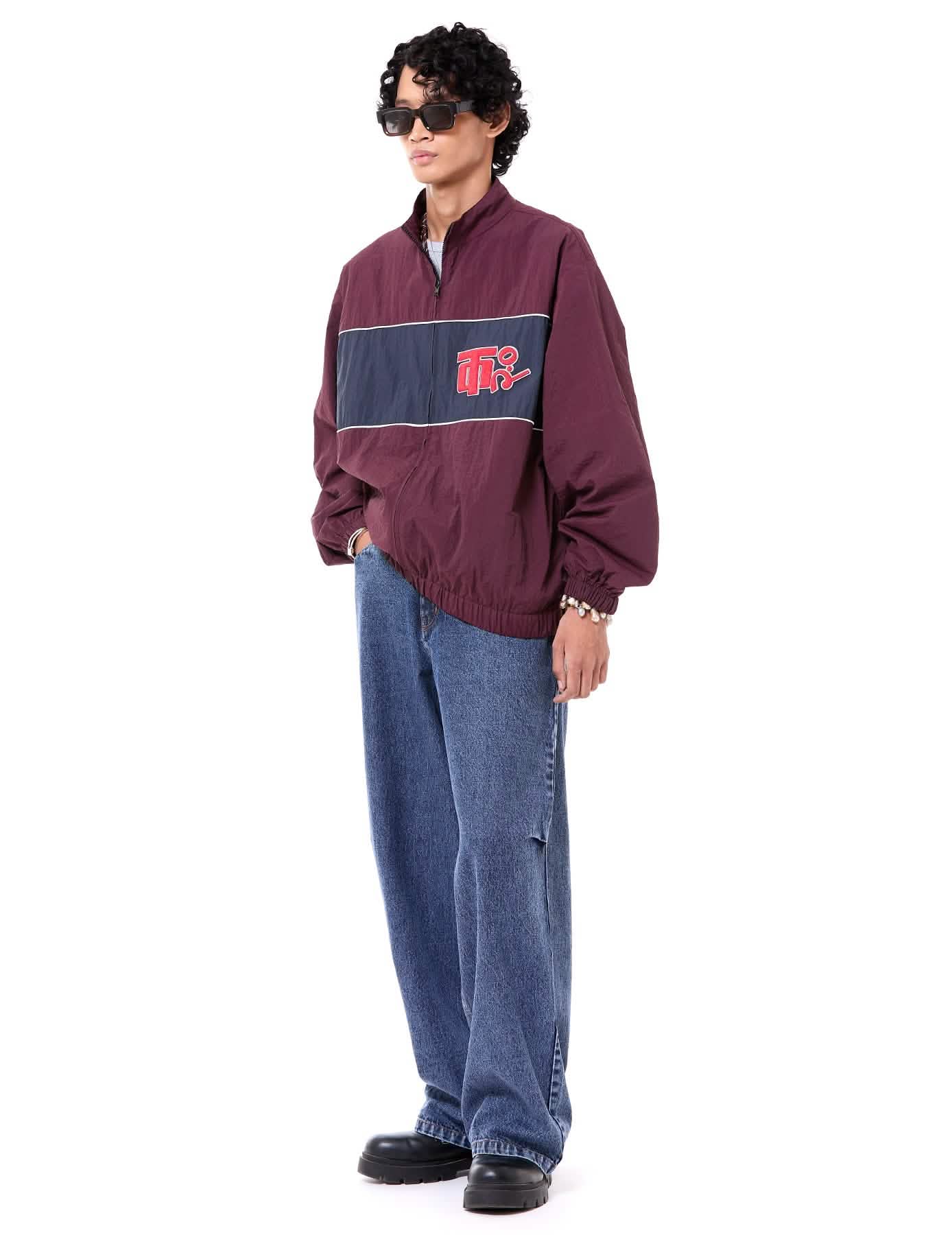 Paneled Logo Jacket