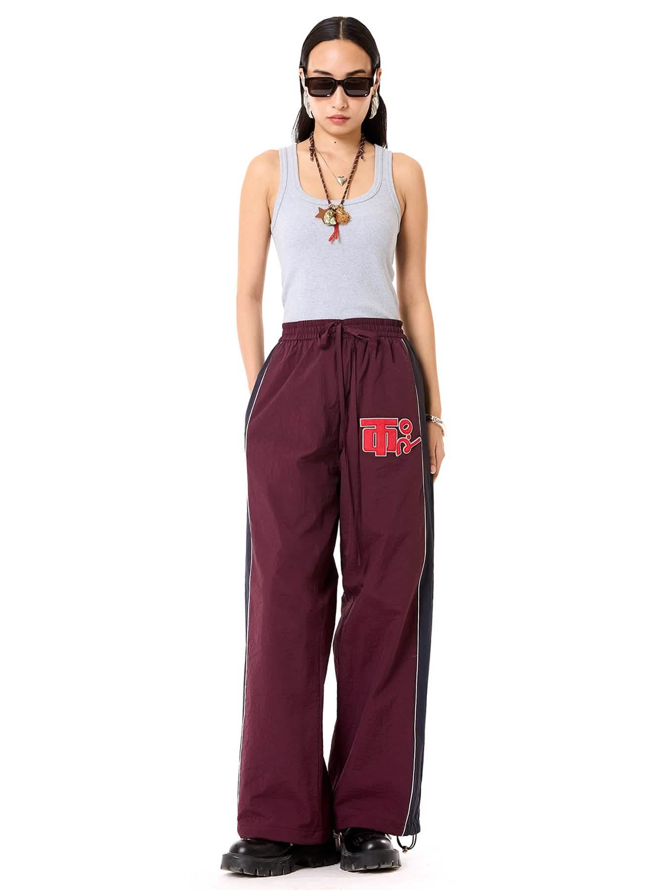 Paneled Logo Pants