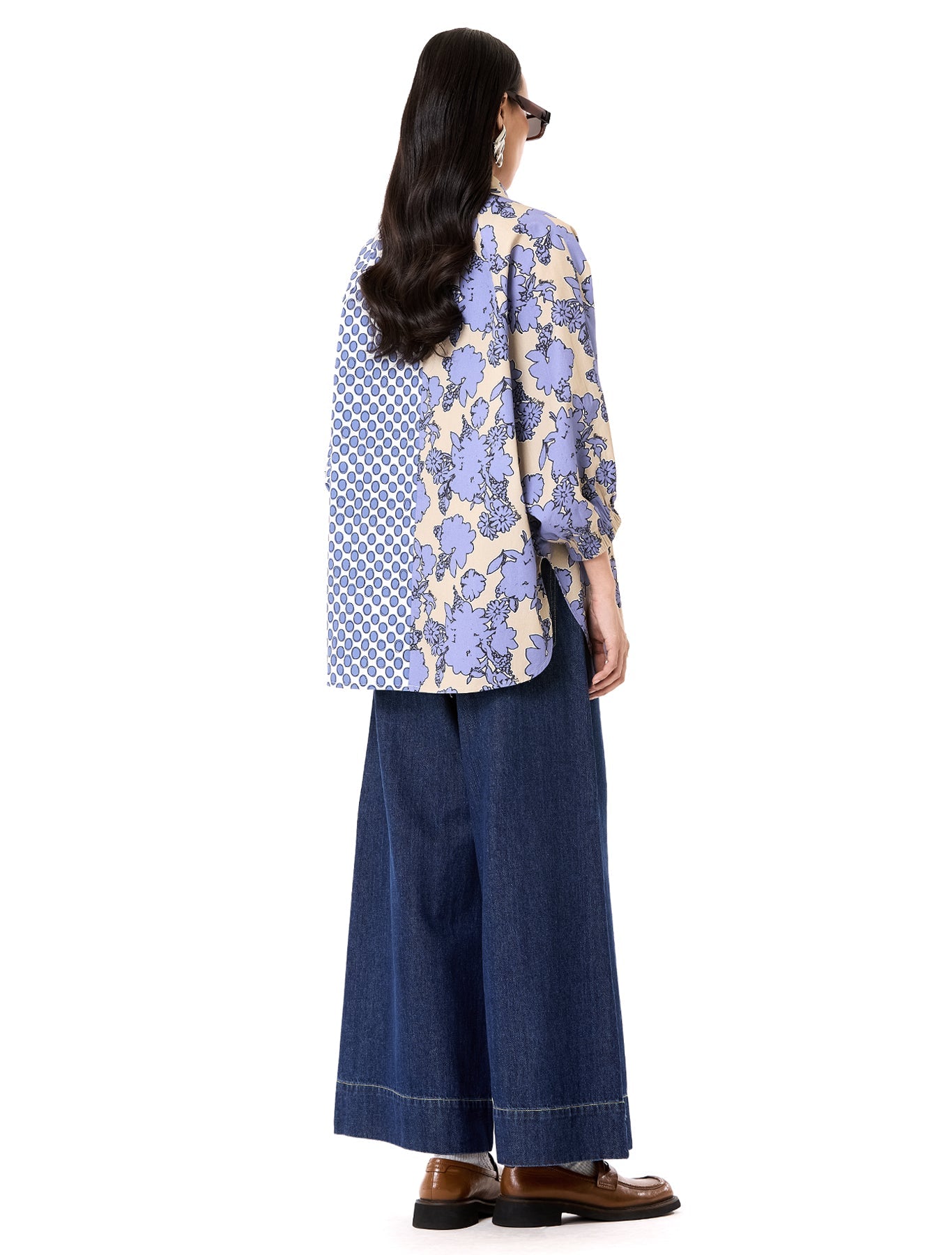 Wing Split Tie-up Shirt