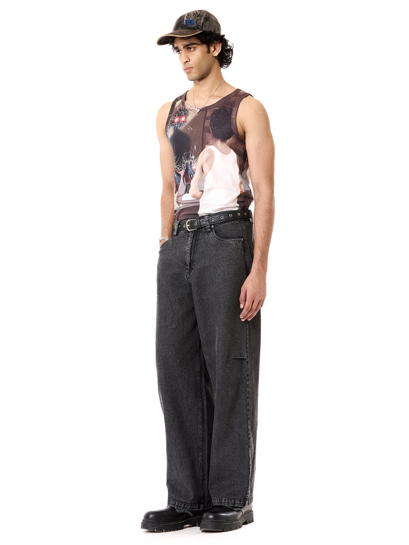 The Visitor' Ribbed Tank