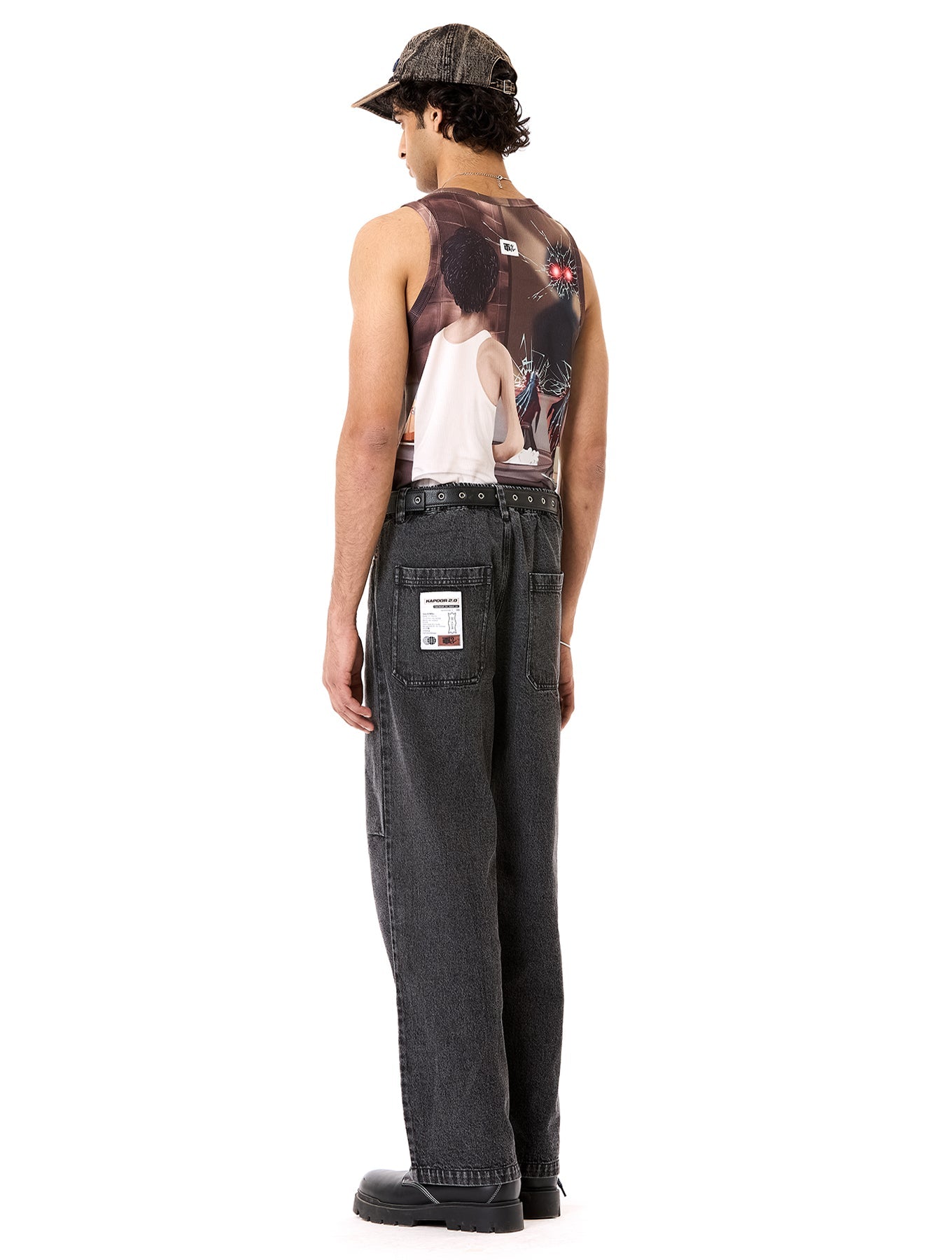 The Visitor' Ribbed Tank