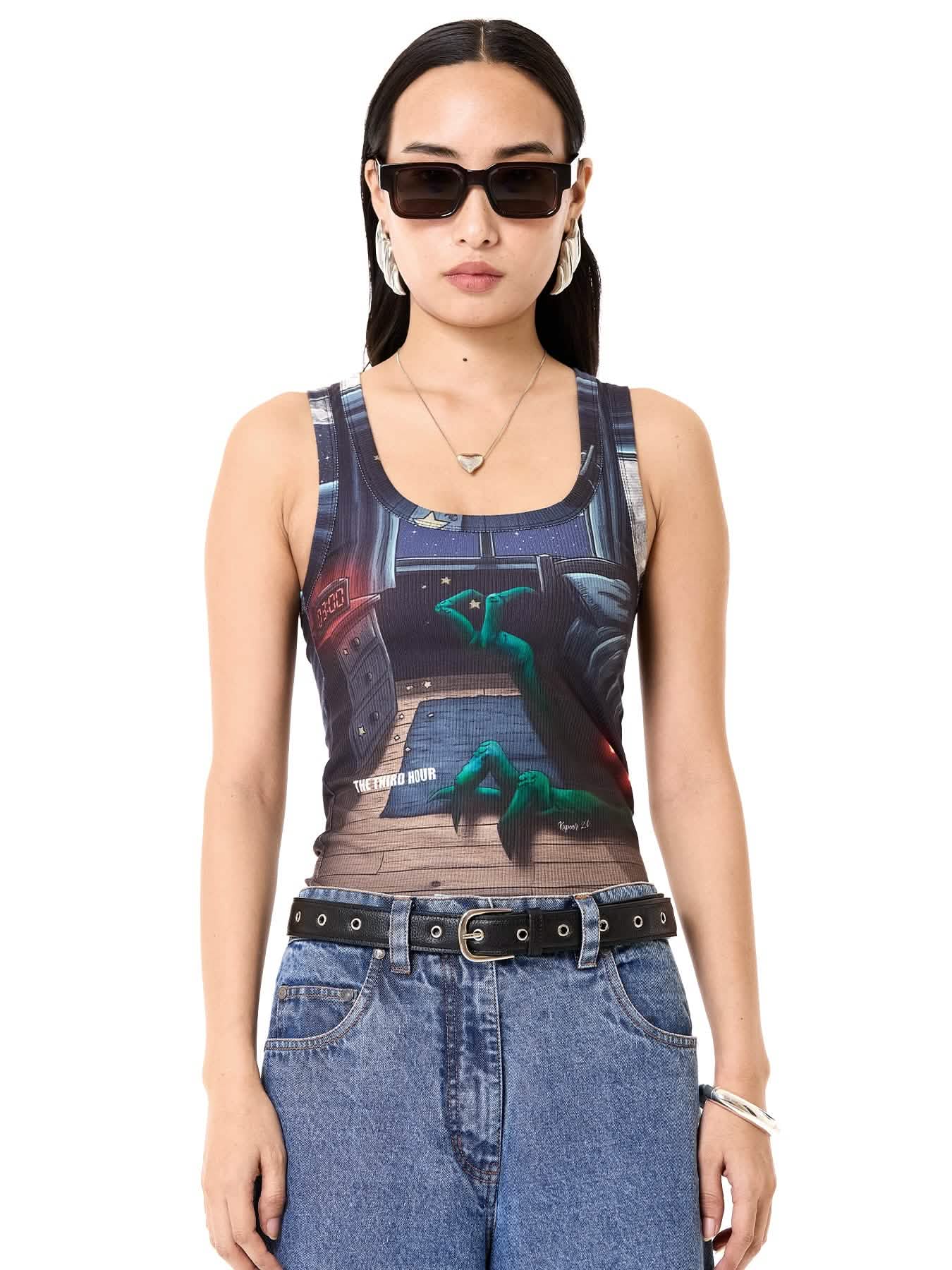 Third-Hour' Ribbed Tank
