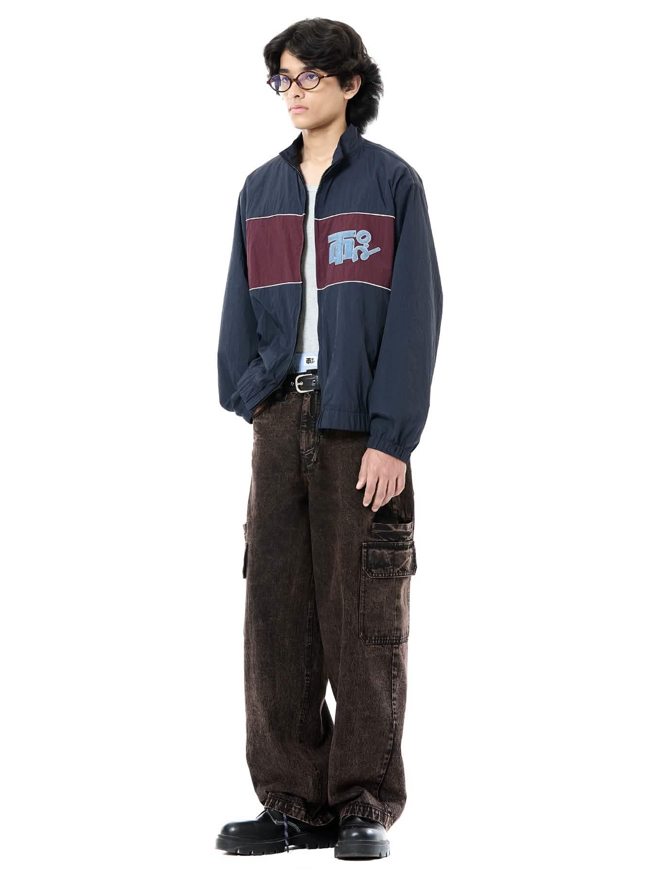 Paneled Logo Jacket