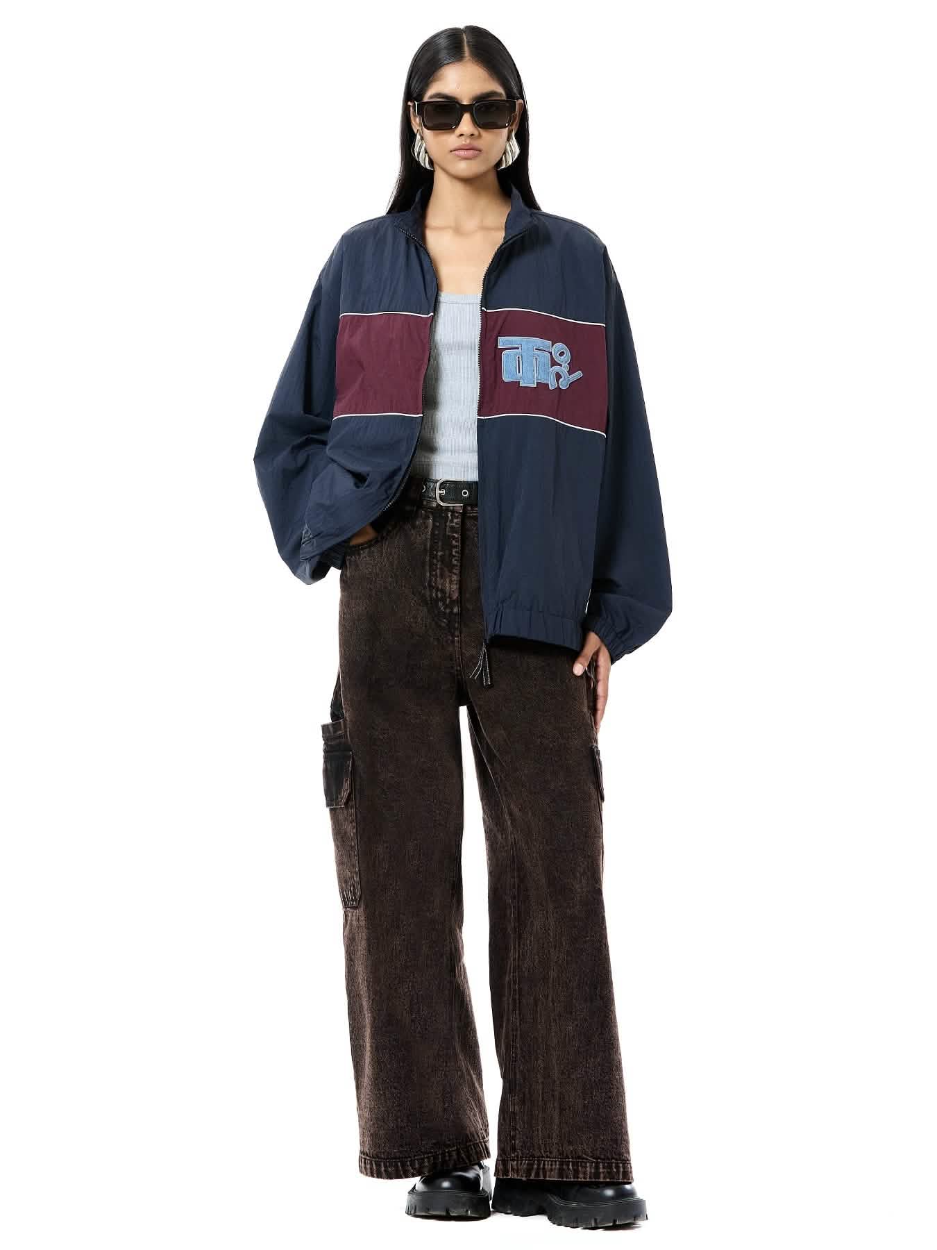 Paneled Logo Jacket