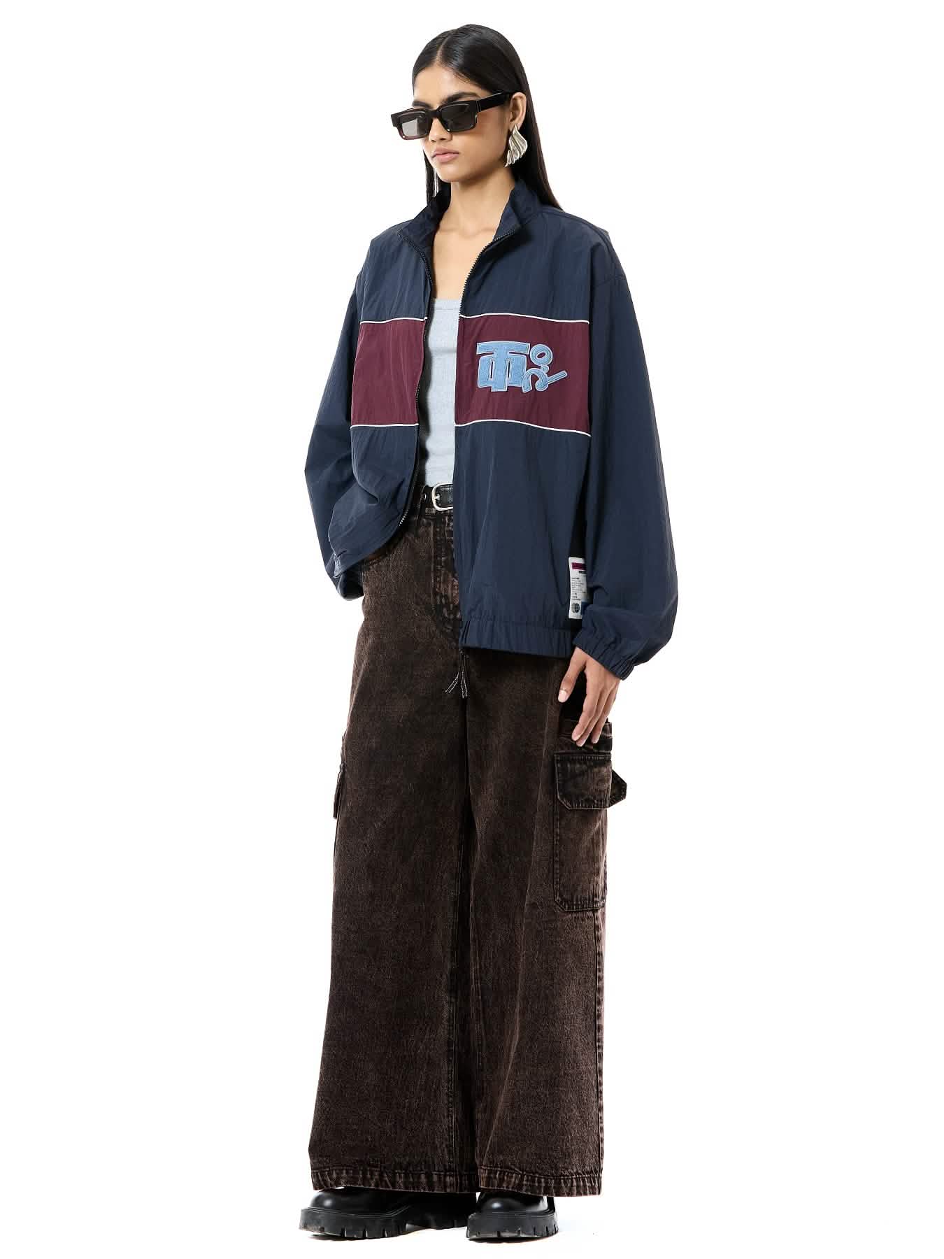 Paneled Logo Jacket