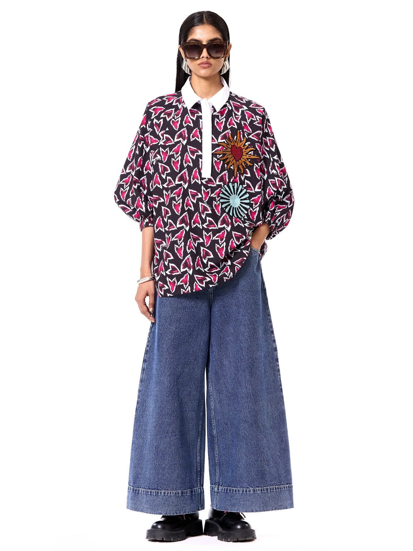 Embroidered Wing Shirt