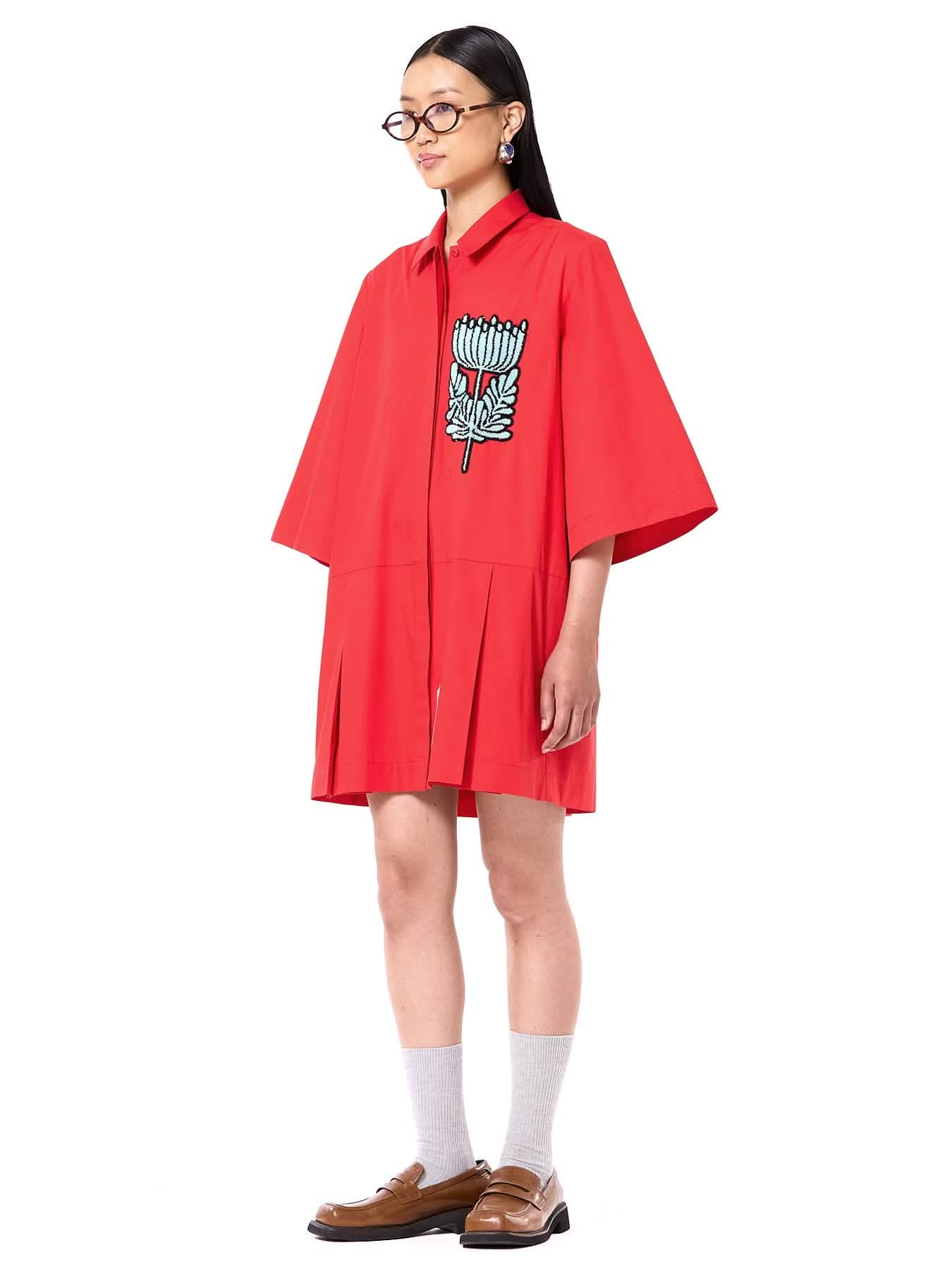 Embroidered Studio Dress