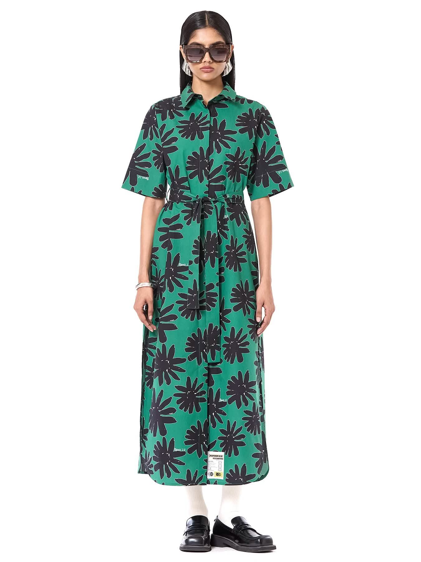 Belted Shirt Dress