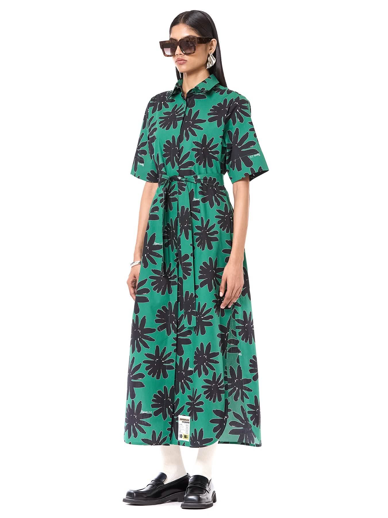 Belted Shirt Dress