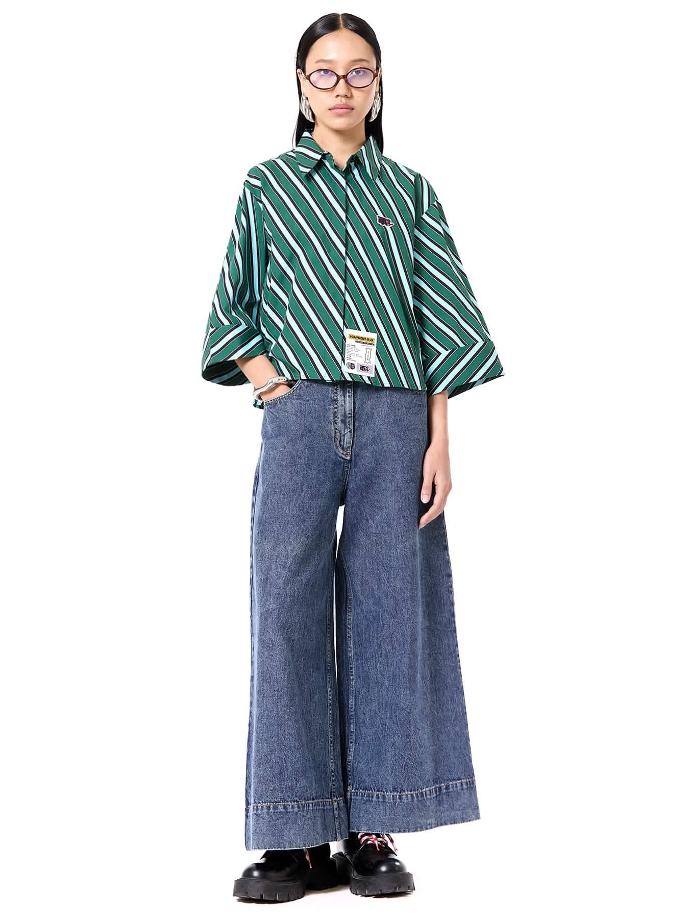 Oversized Cropped Shirt