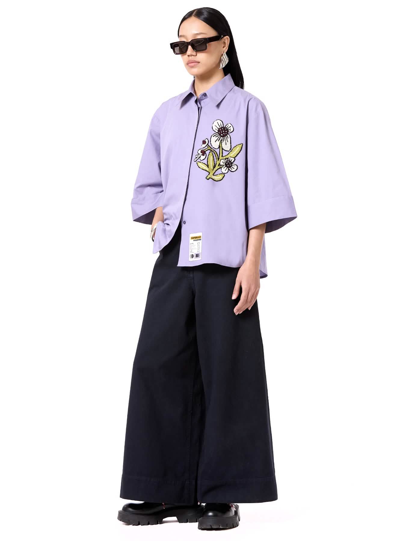 Embroidered Oversize shirt