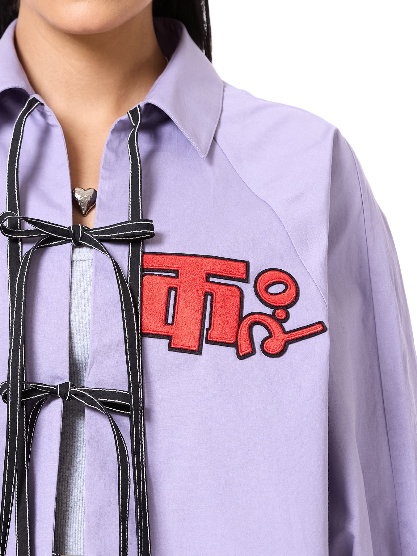 Logo Wing Tie-up Shirt