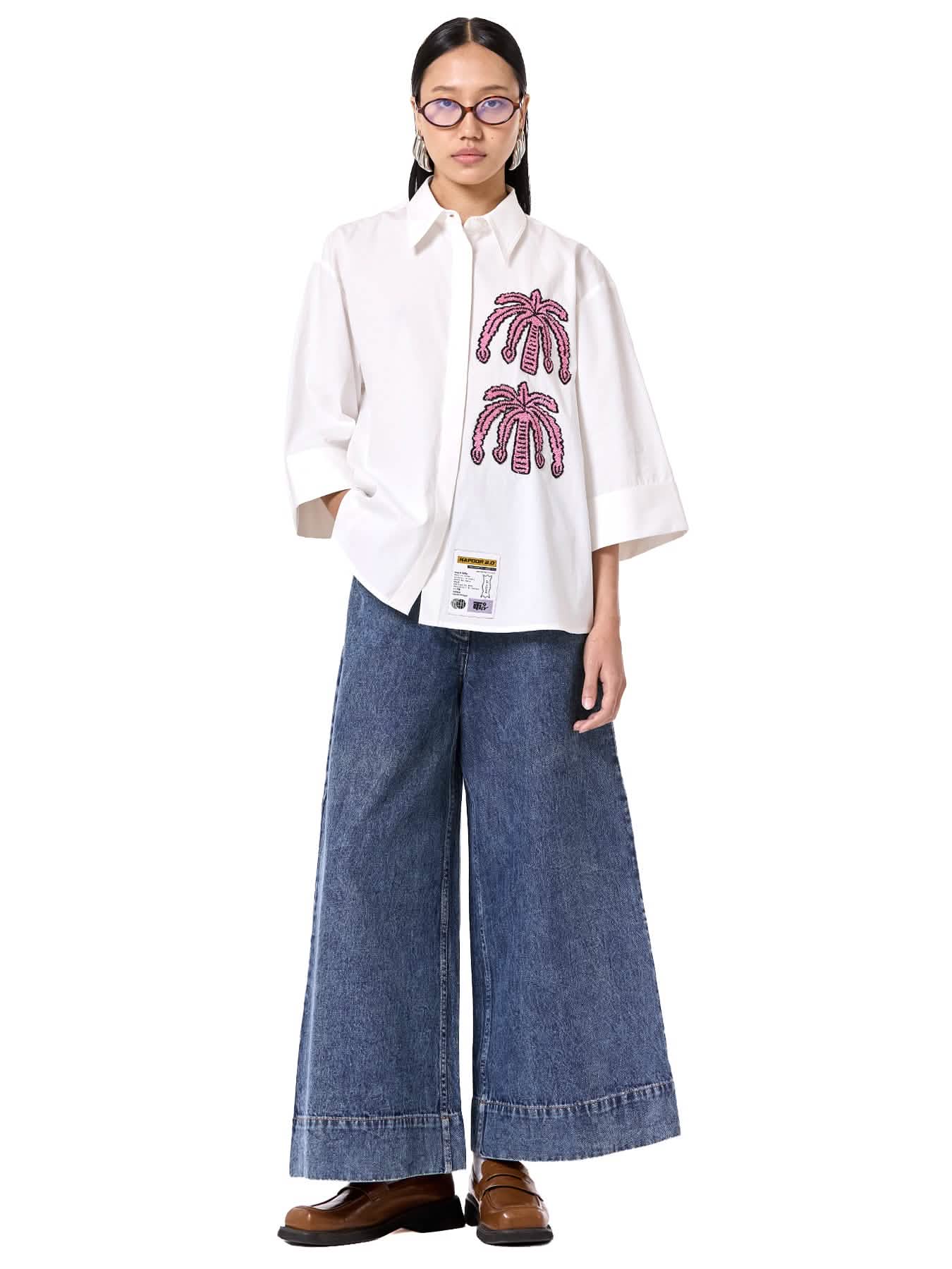 Embroidered Oversize Shirt