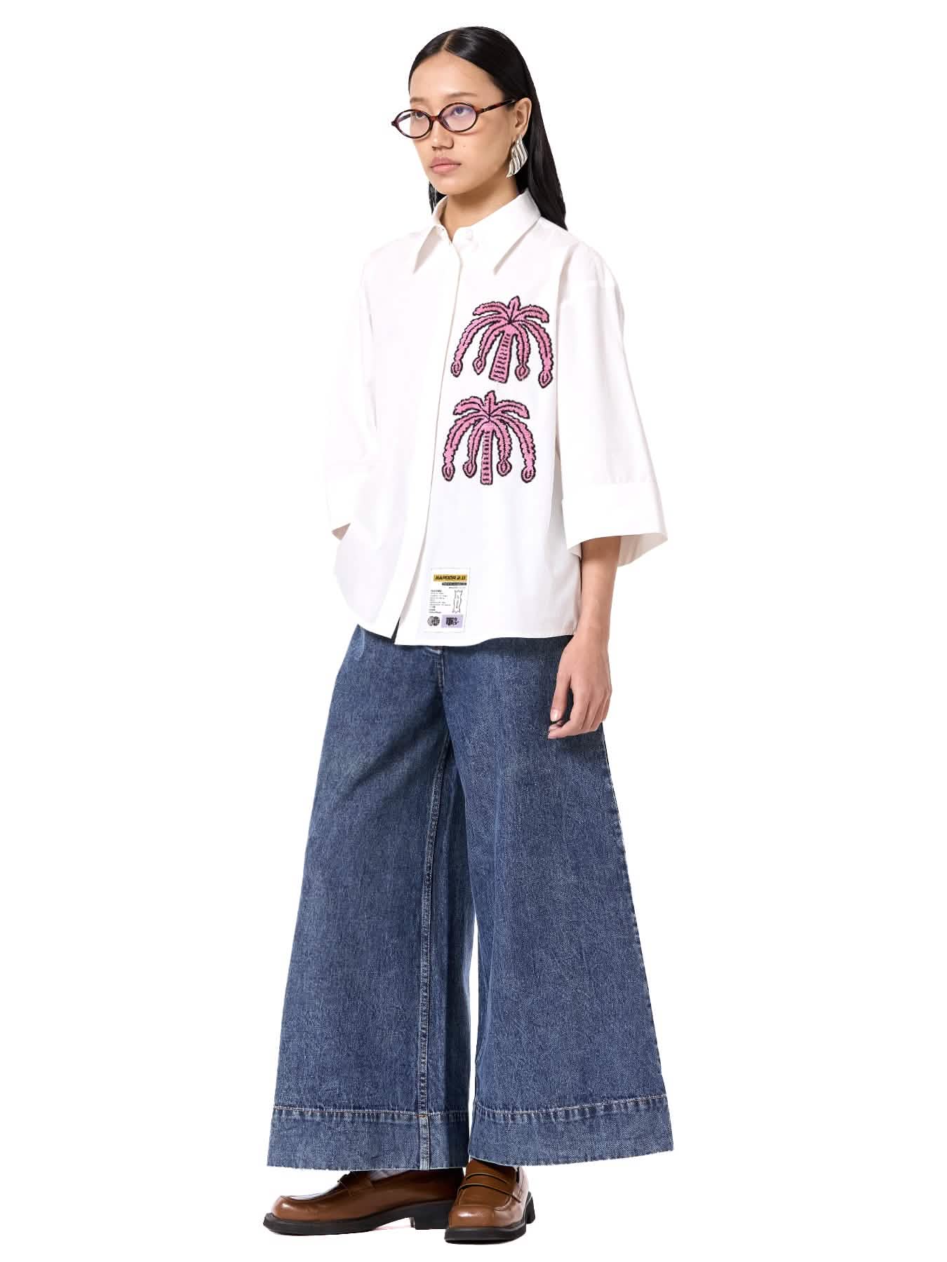 Embroidered Oversize Shirt