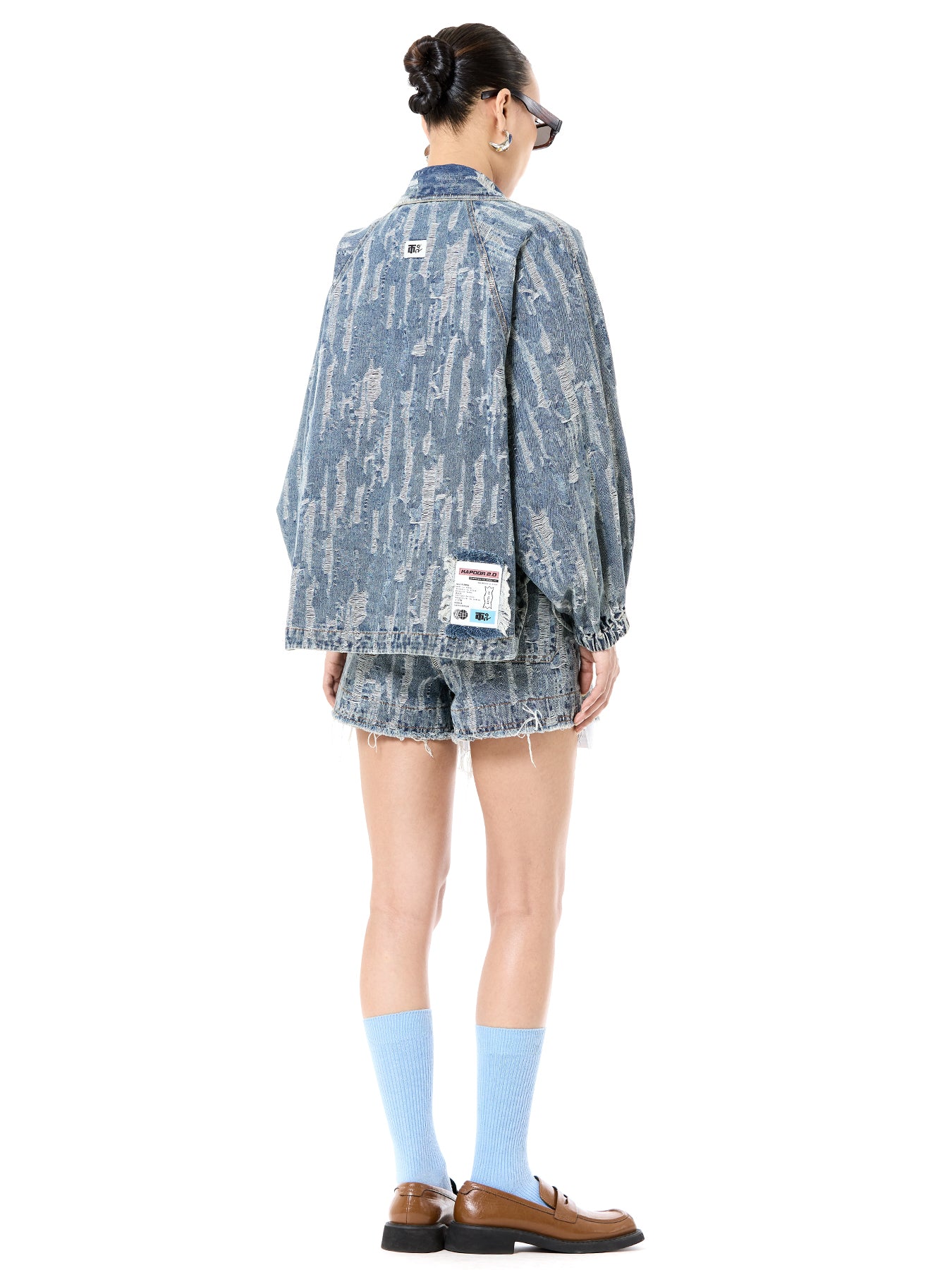 Logo Denim Shacket