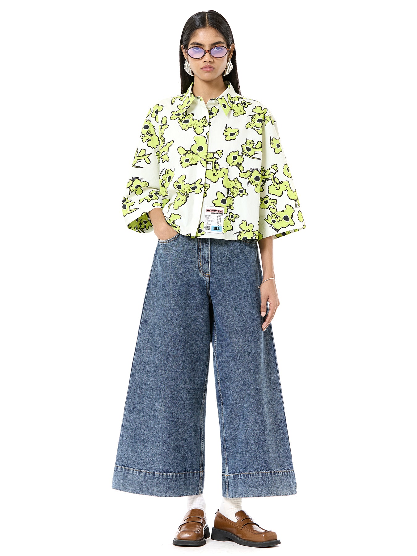 Hyperbloom Cropped Shirt