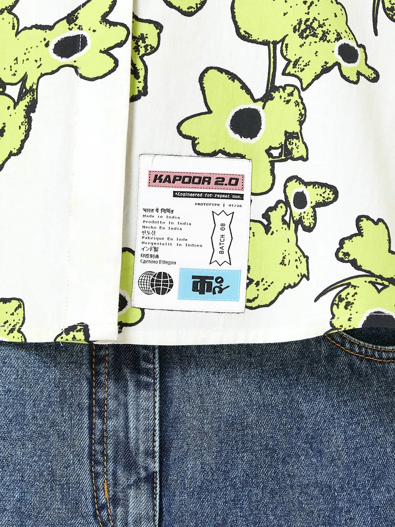 Hyperbloom Cropped Shirt
