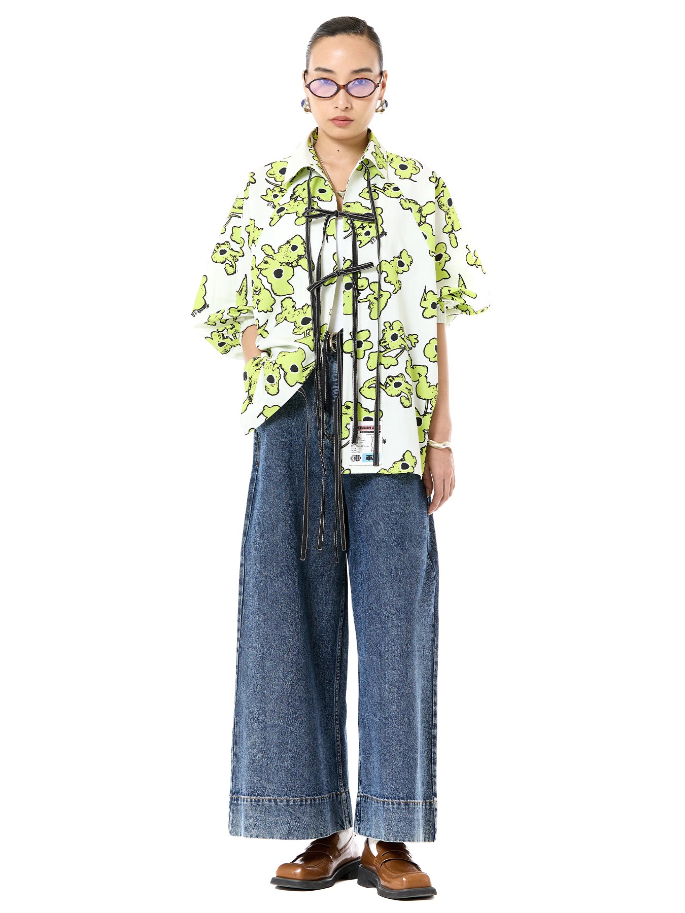 Hyperbloom Wing Tie-Up Shirt